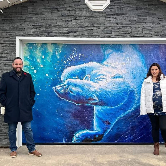 NANUK artwork installed at the Royal Inn in Goose Bay
