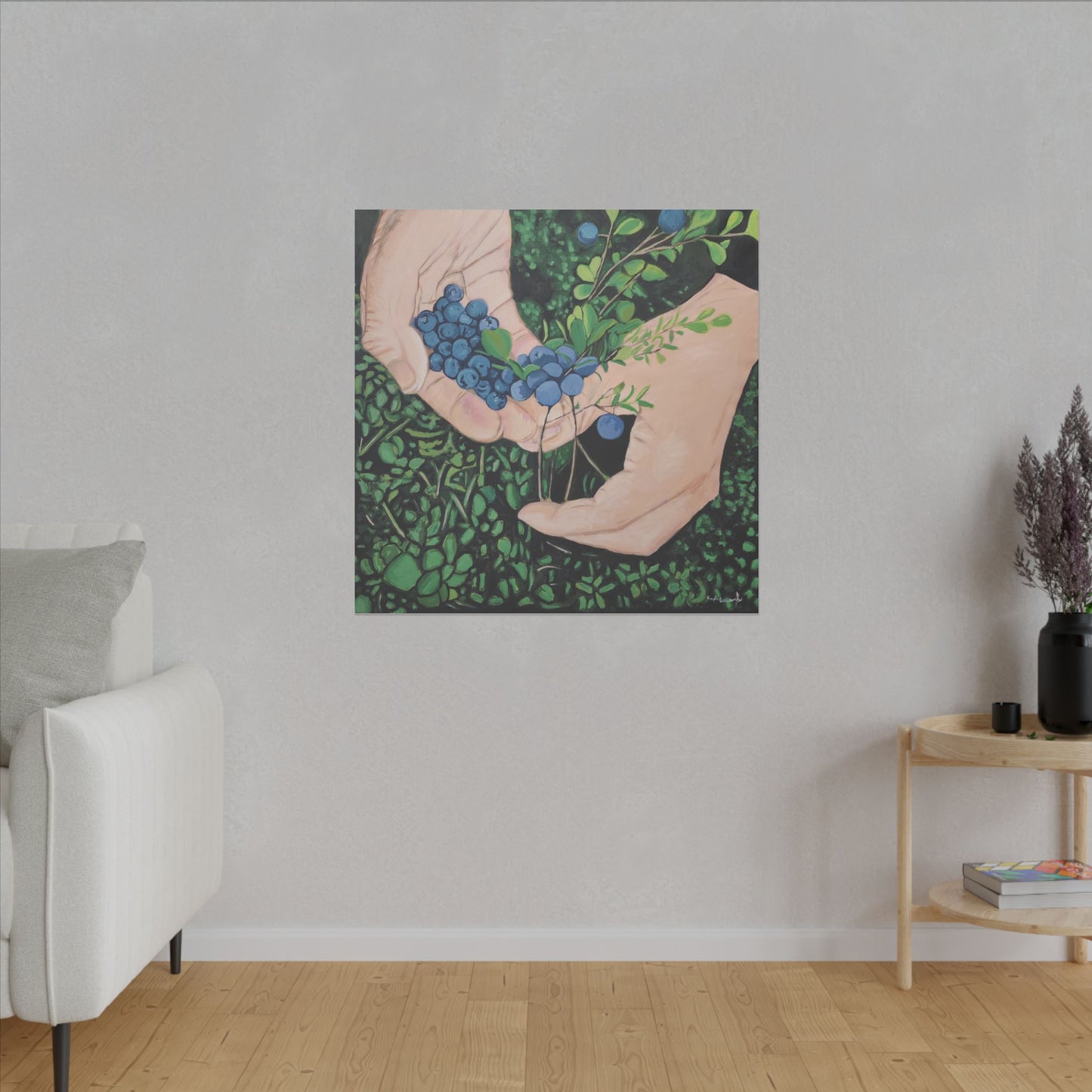 Grandmother's Hands - Canvas Art Print