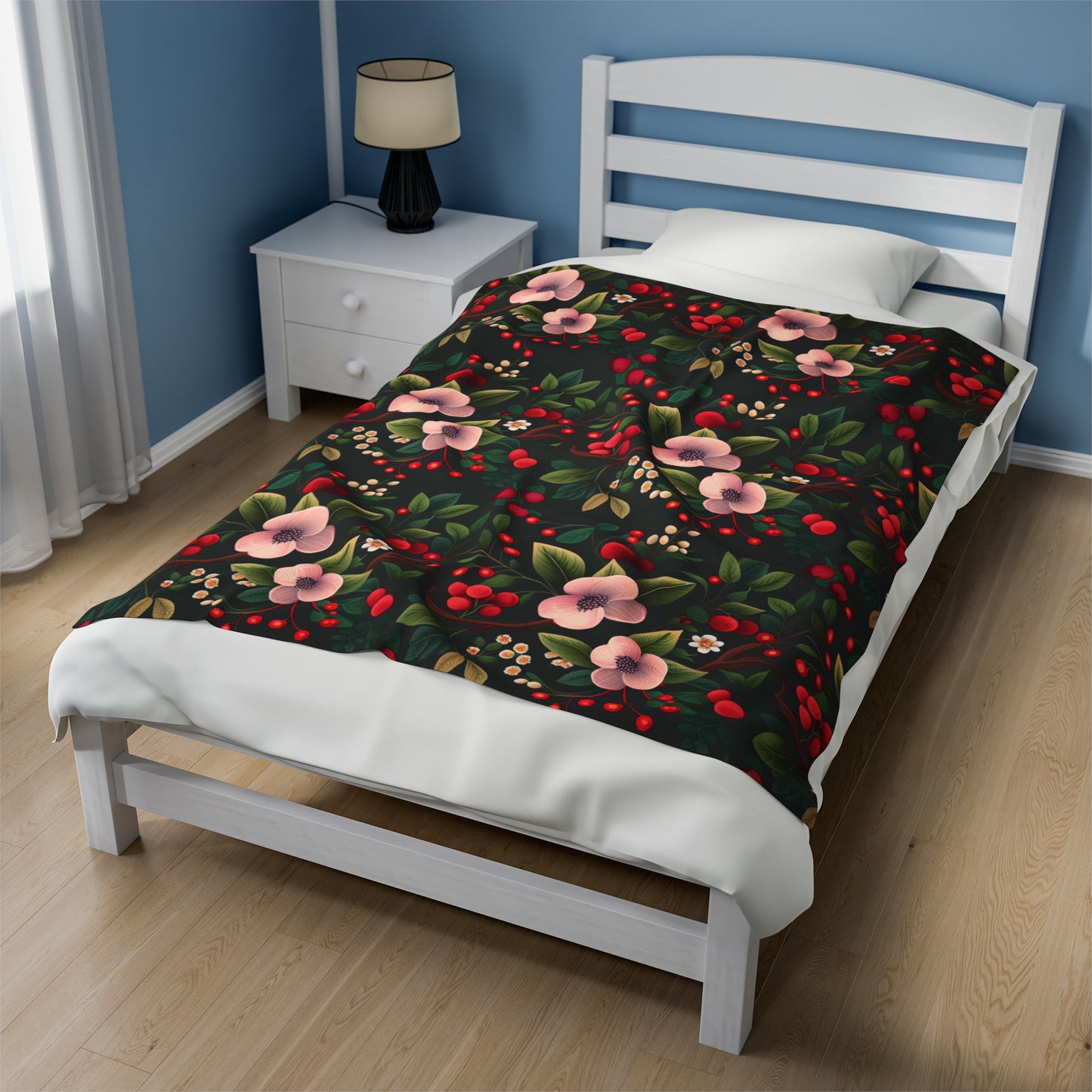 Redberry bliss - Velveteen Plush Blanket