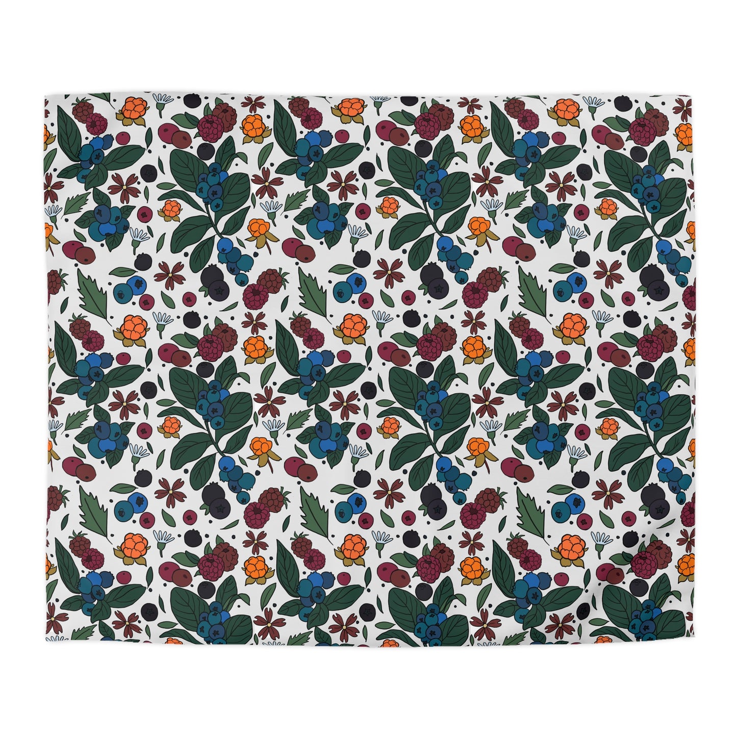 Berry picking - Microfiber Duvet Cover