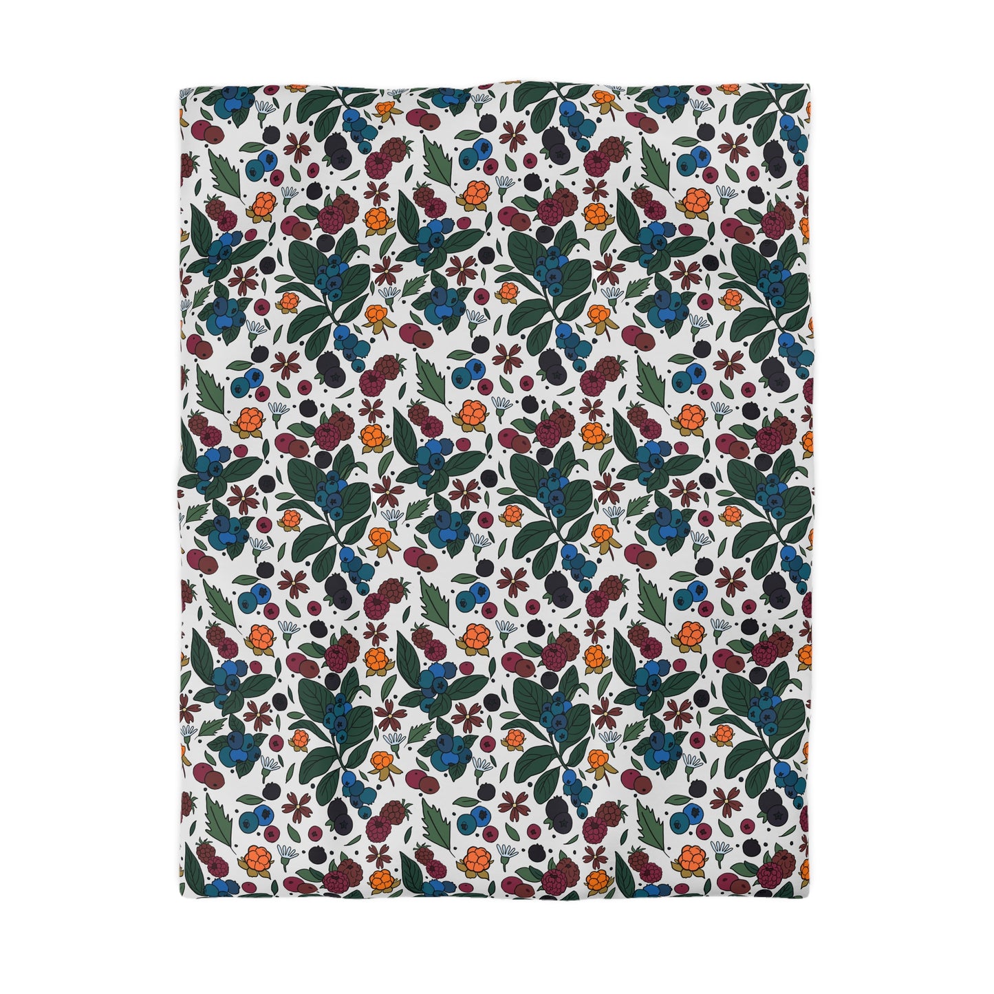 Berry picking - Microfiber Duvet Cover