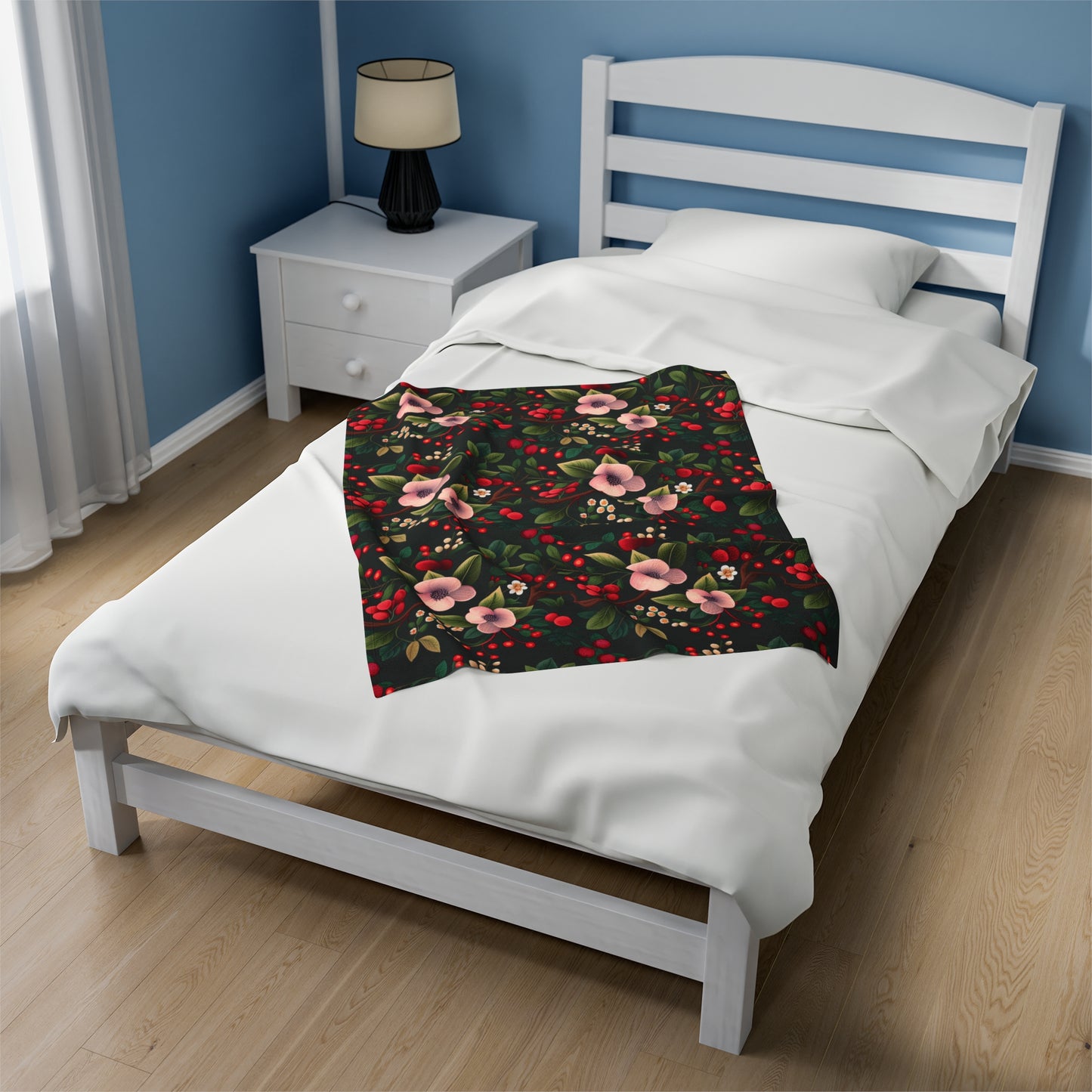 Redberry bliss - Velveteen Plush Blanket