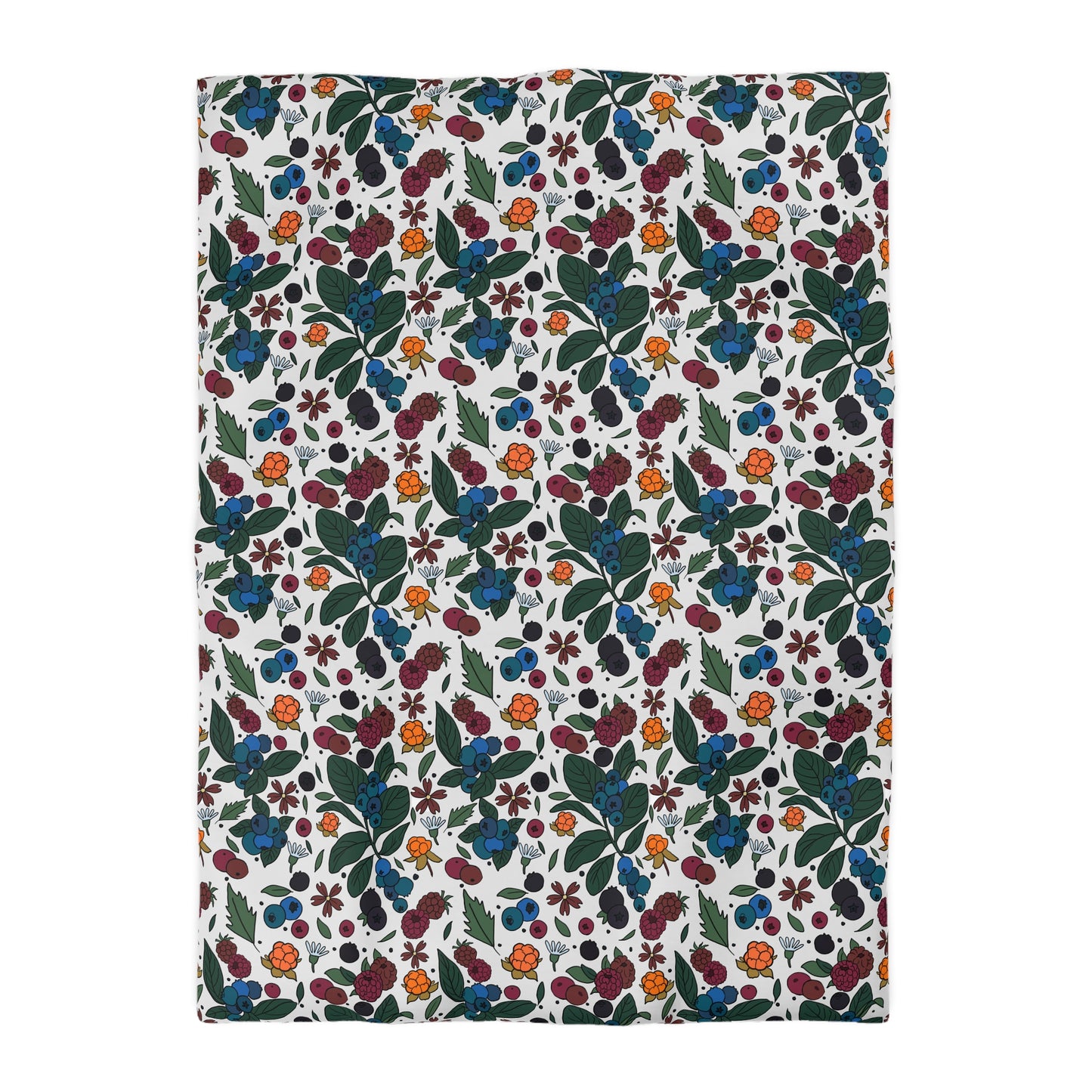 Berry picking - Microfiber Duvet Cover