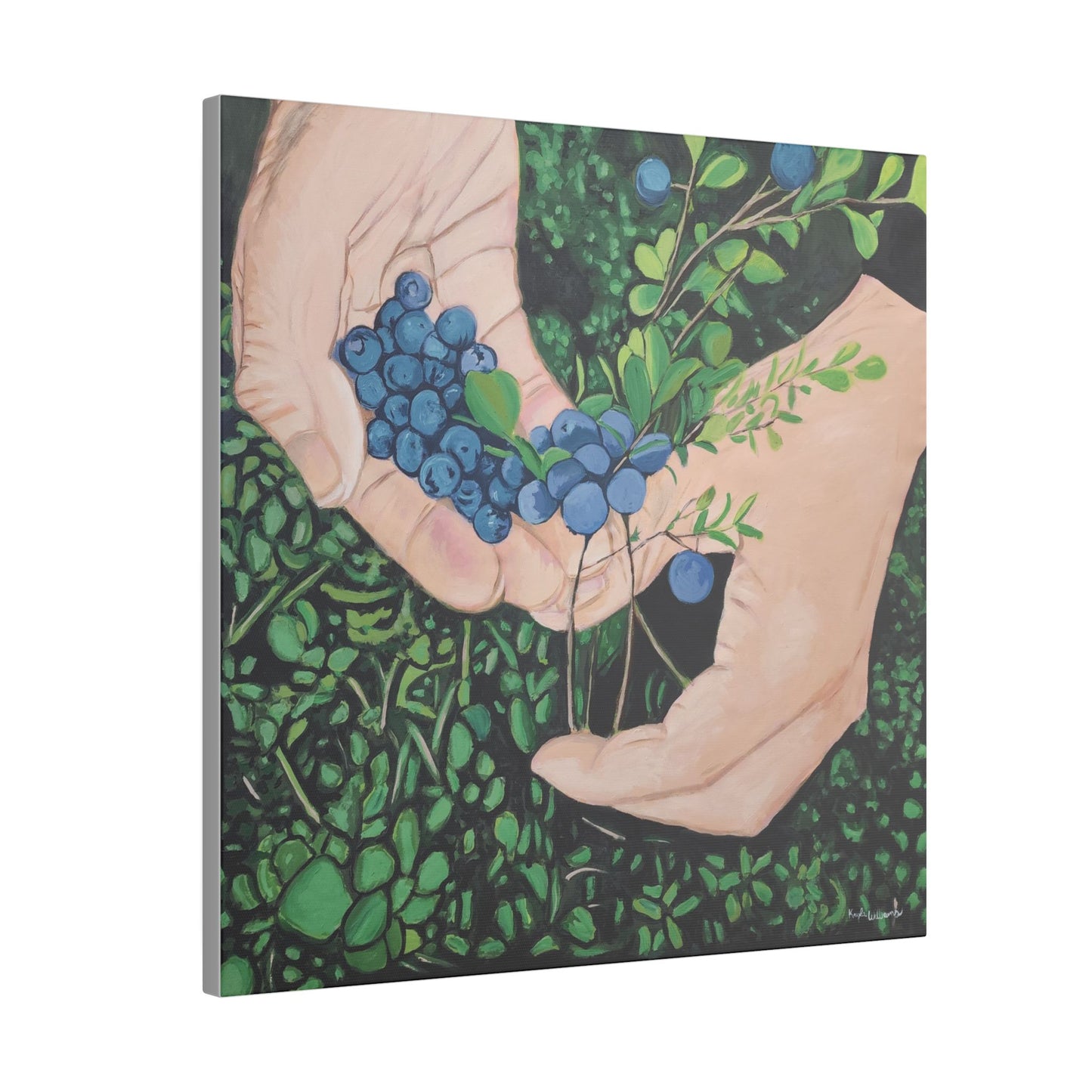 Grandmother's Hands - Canvas Art Print