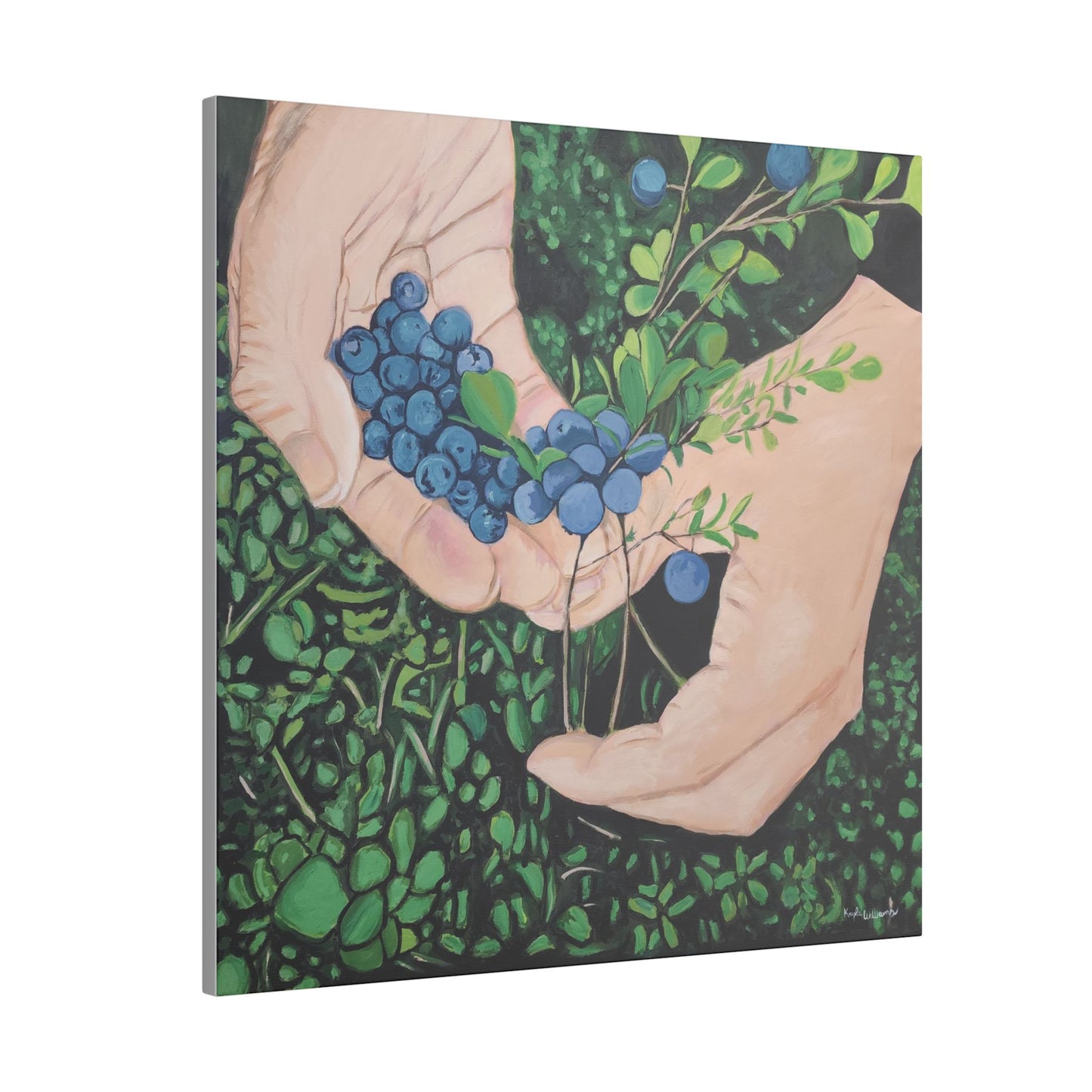 Grandmother's Hands - Canvas Art Print