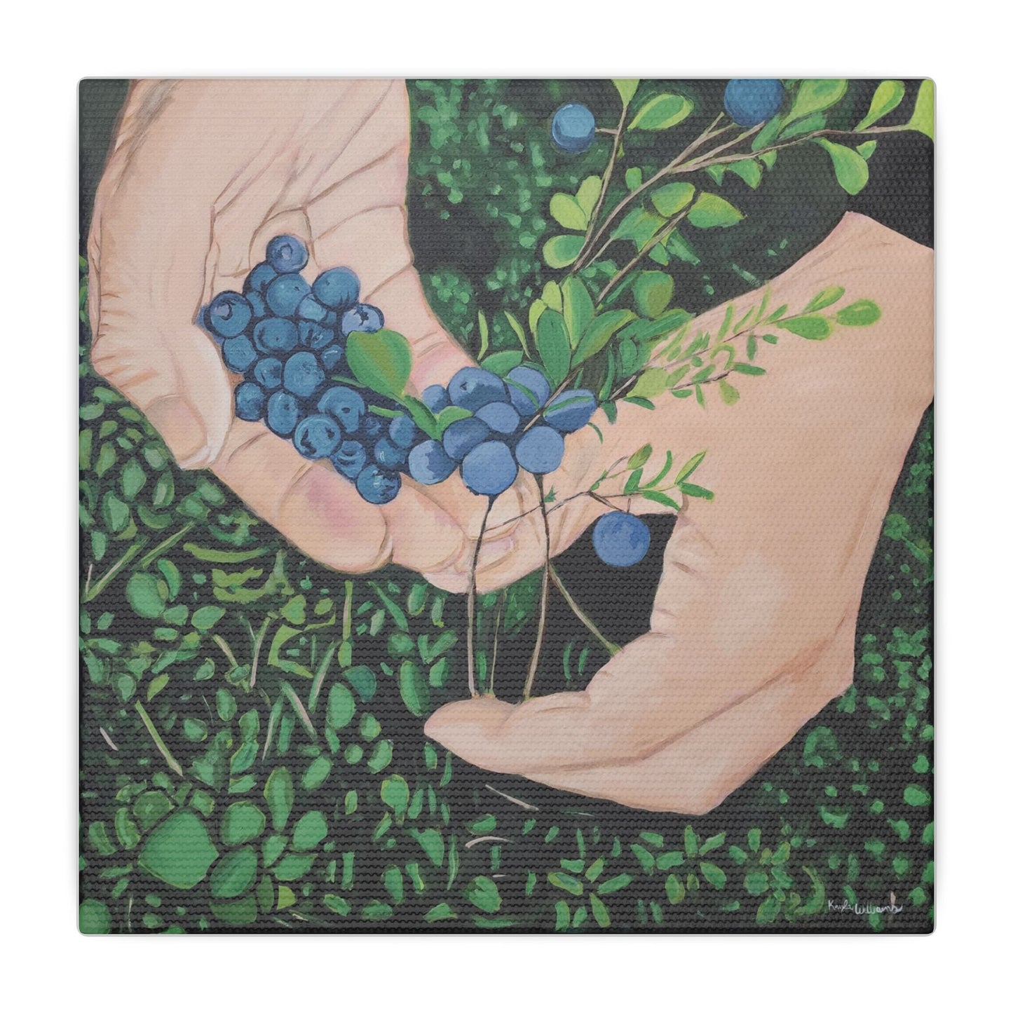 Grandmother's Hands - Canvas Art Print