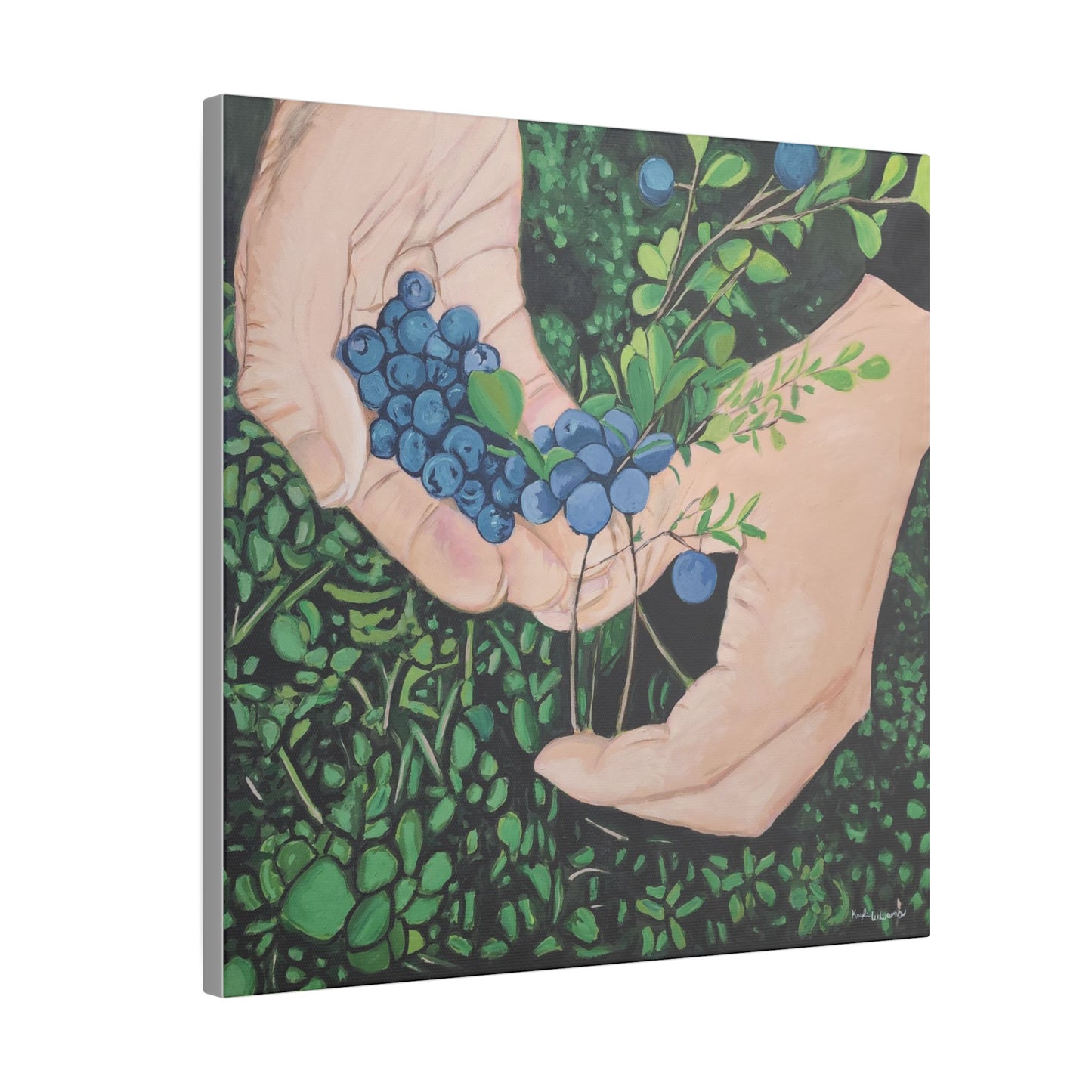 Grandmother's Hands - Canvas Art Print