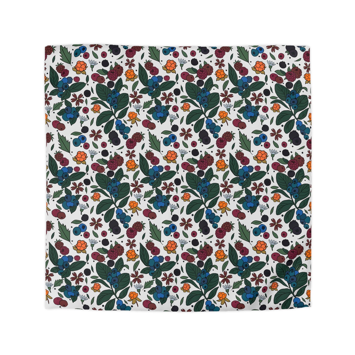 Berry picking - Microfiber Duvet Cover