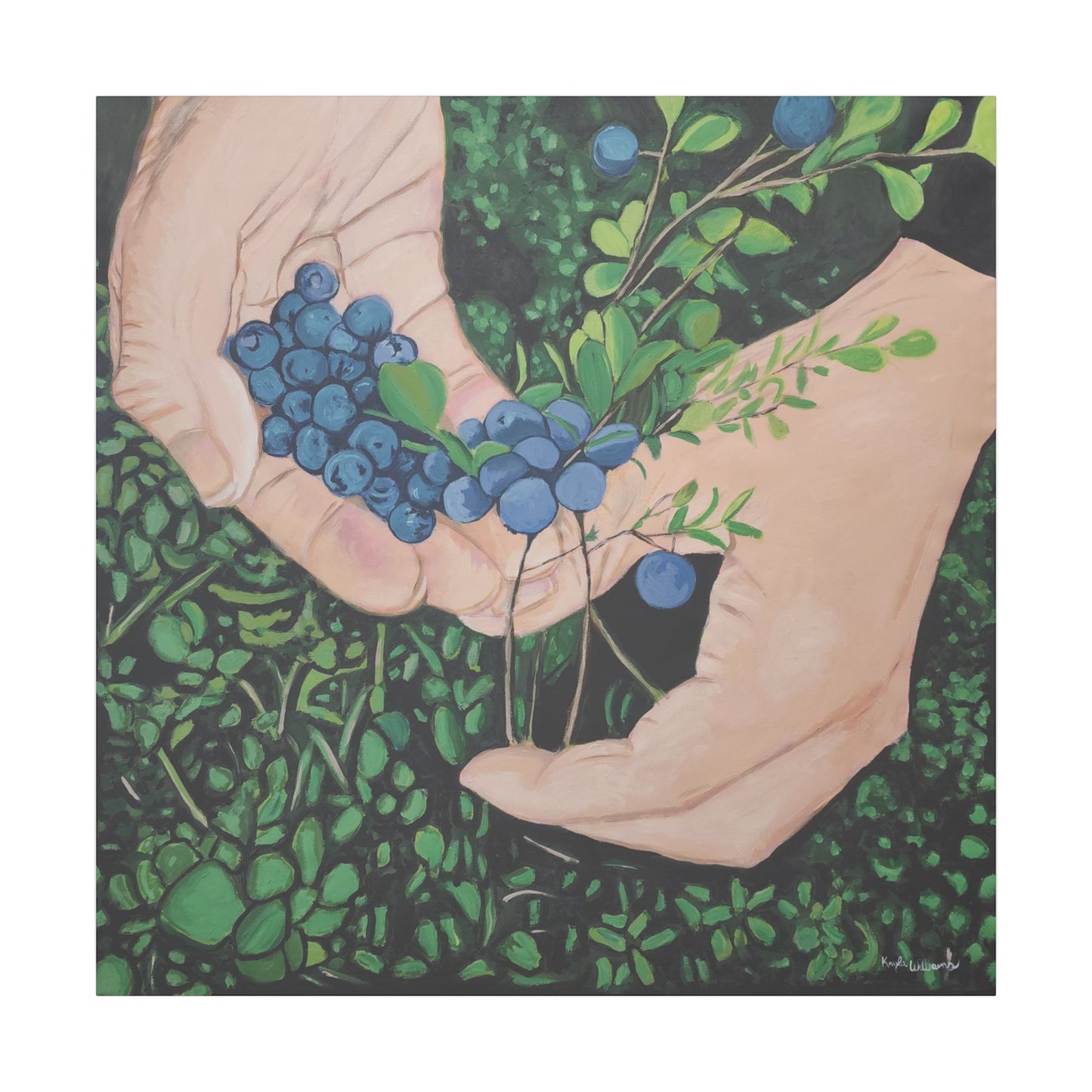 Grandmother's Hands - Canvas Art Print