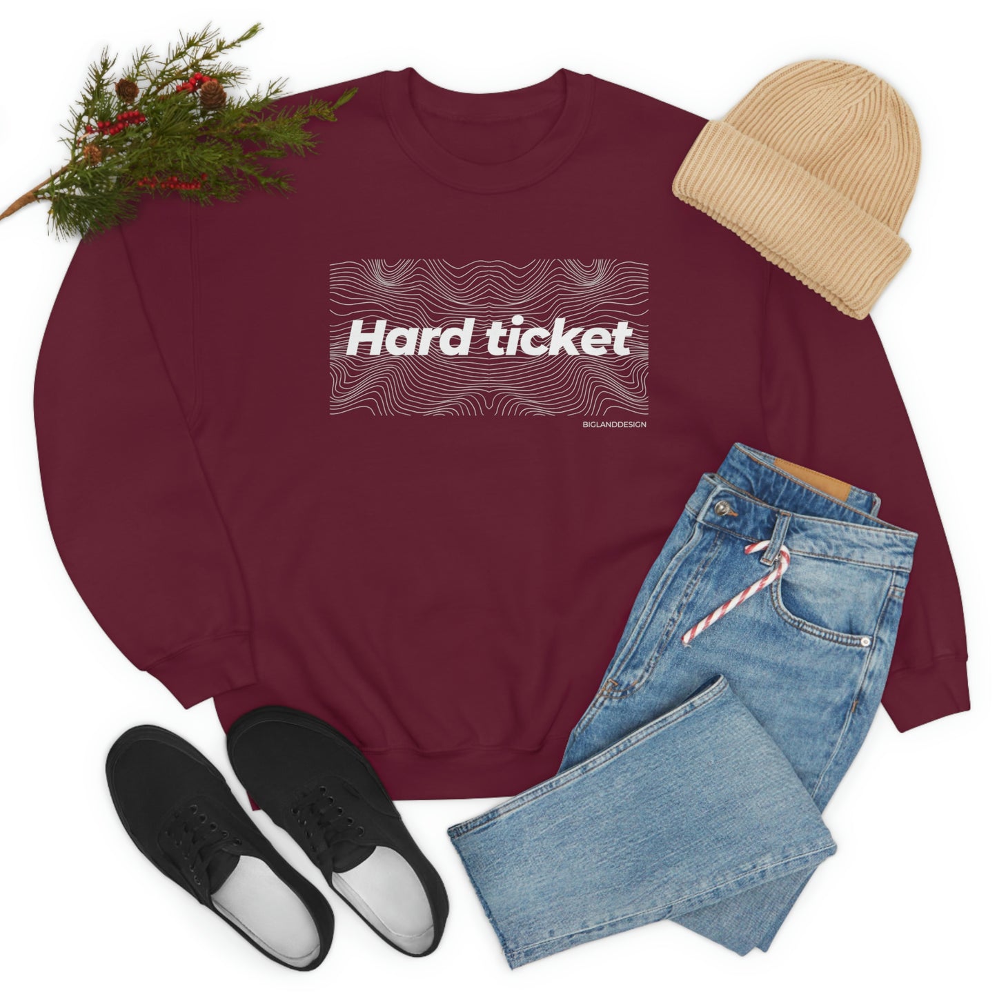 Hard ticket - Heavy Blend™ Crewneck Sweatshirt