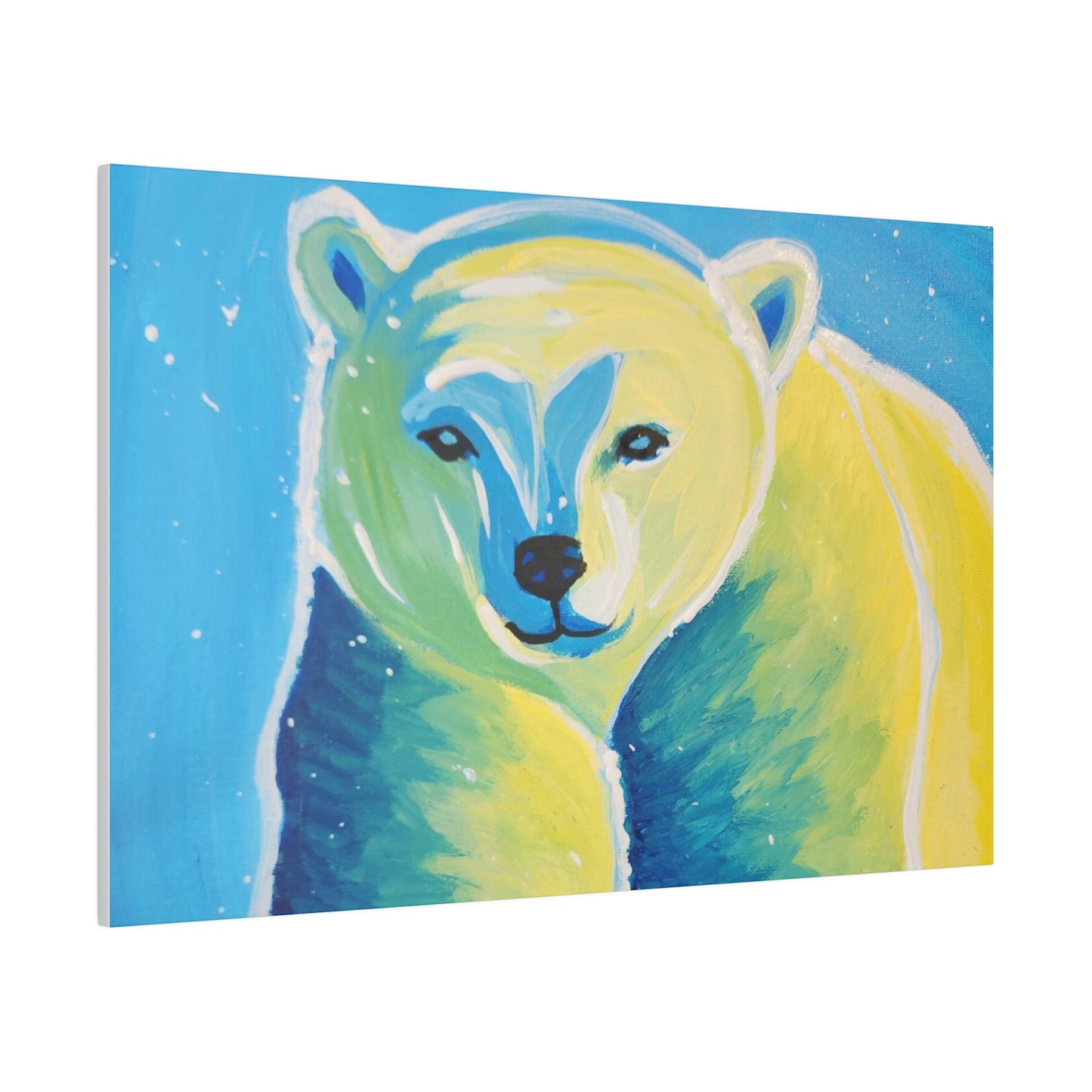 Polar bear - Matte Canvas, Stretched, 0.75"