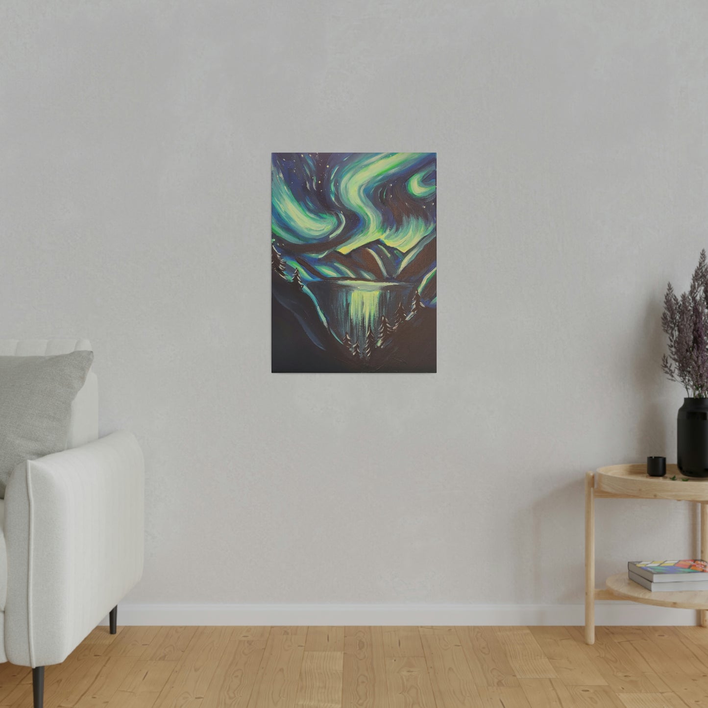 Neon lights - Matte Canvas, Stretched, 0.75"