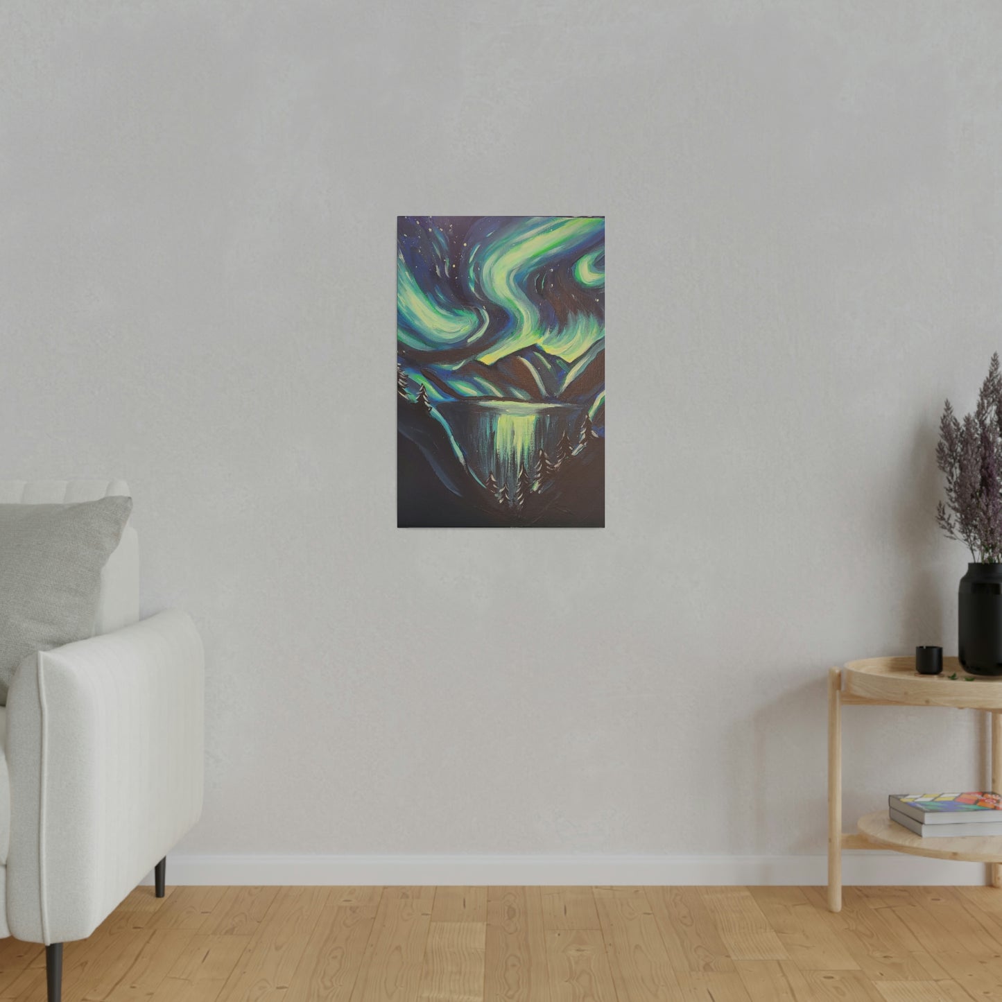 Neon lights - Matte Canvas, Stretched, 0.75"