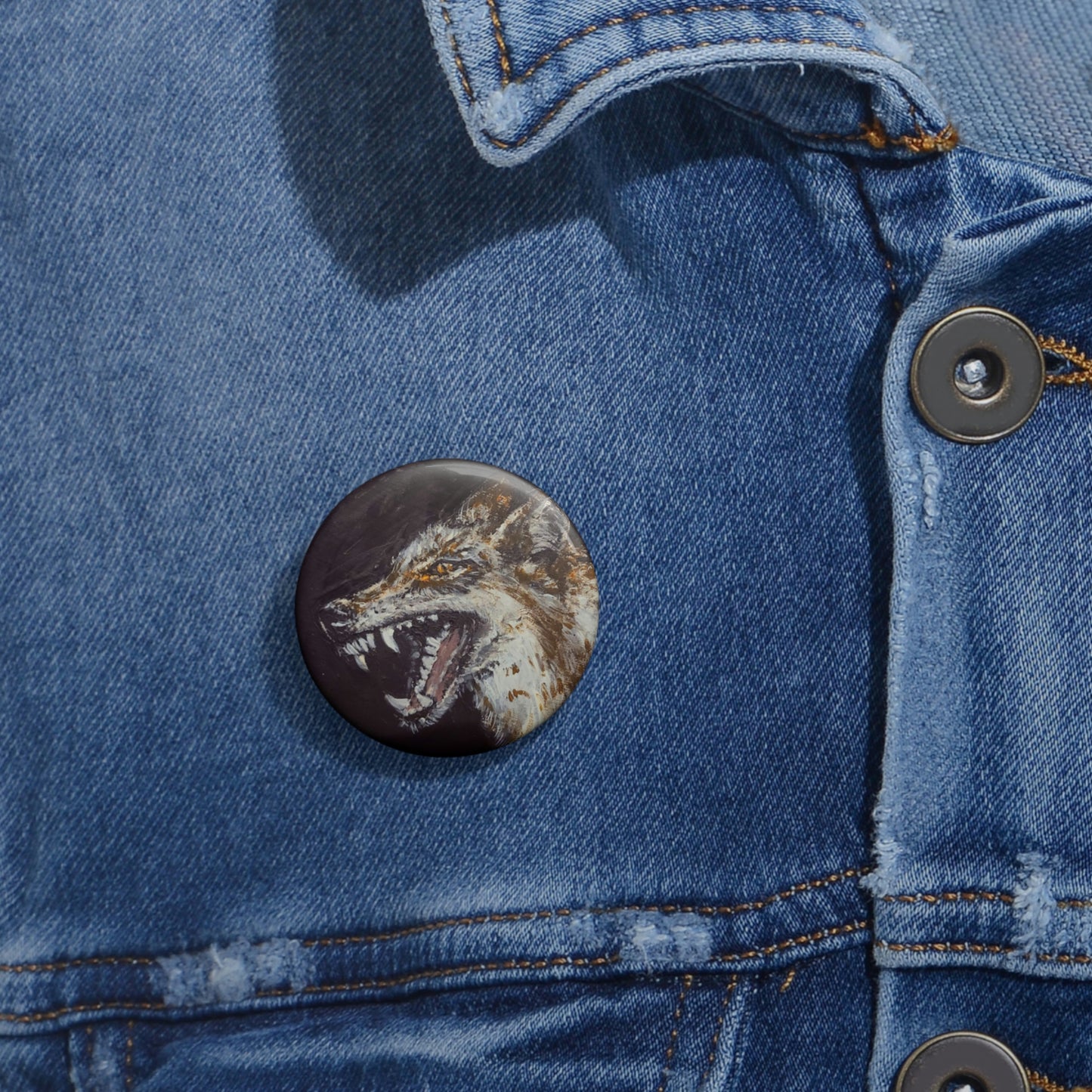 Wolf - Custom Pin Buttons