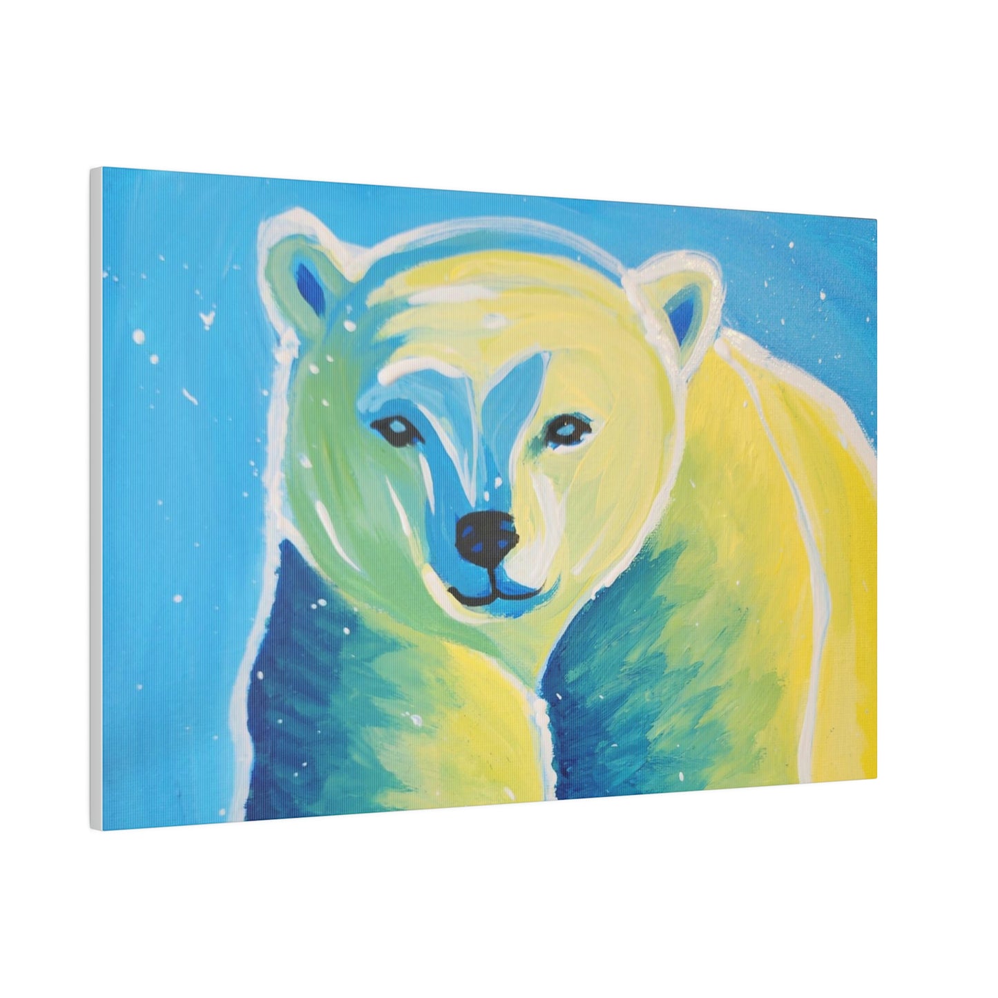 Polar bear - Matte Canvas, Stretched, 0.75"