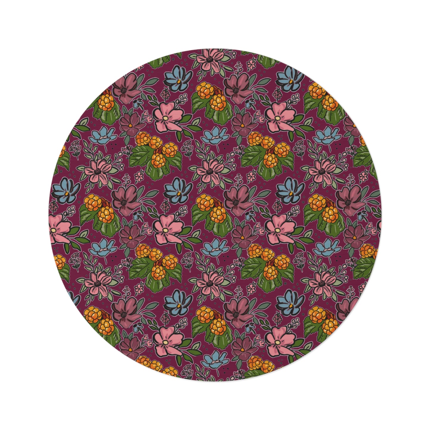 Bakeapple Bloom - Round Rug