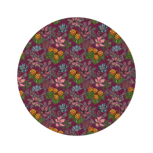 Bakeapple Bloom - Round Rug