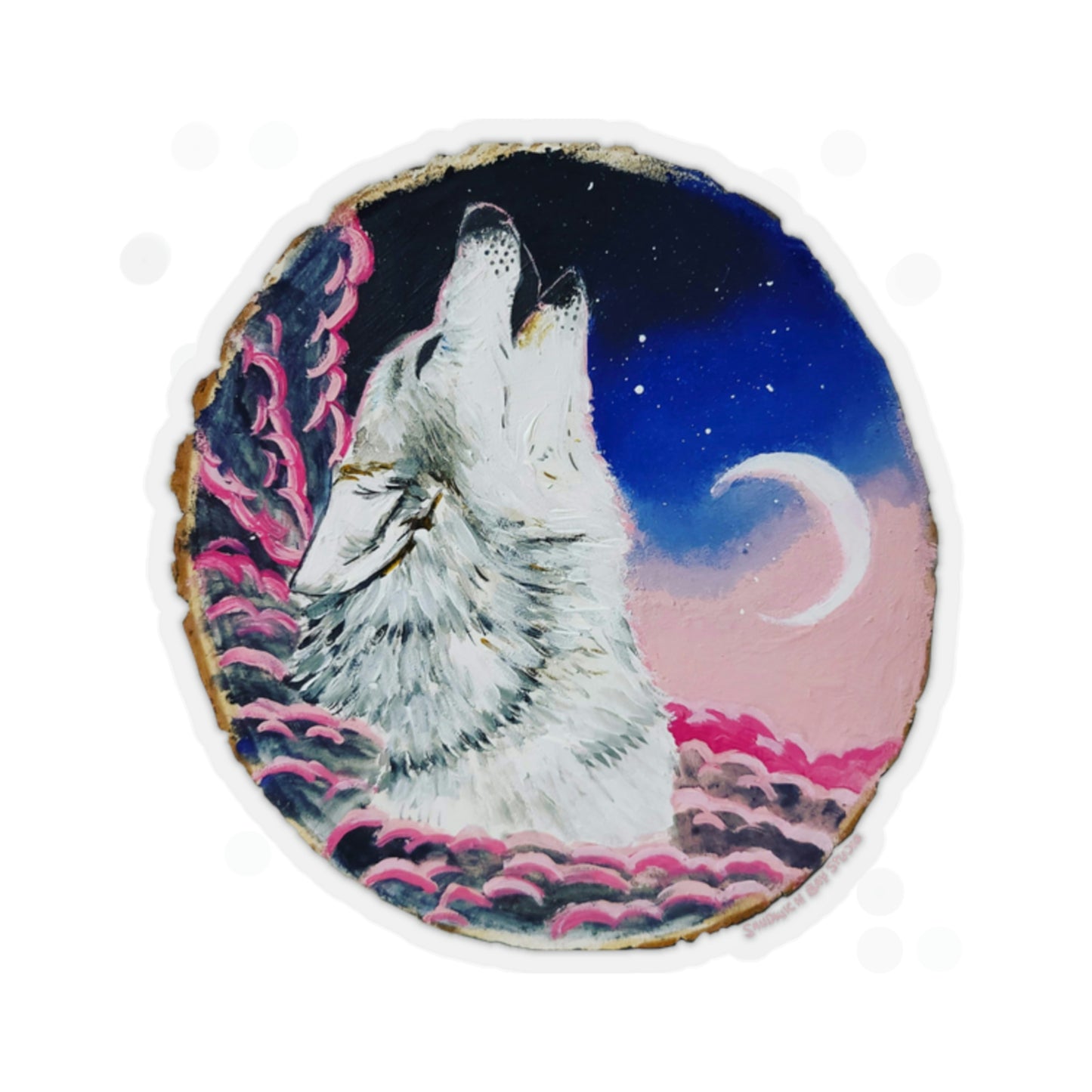 Howl - Kiss-Cut Stickers