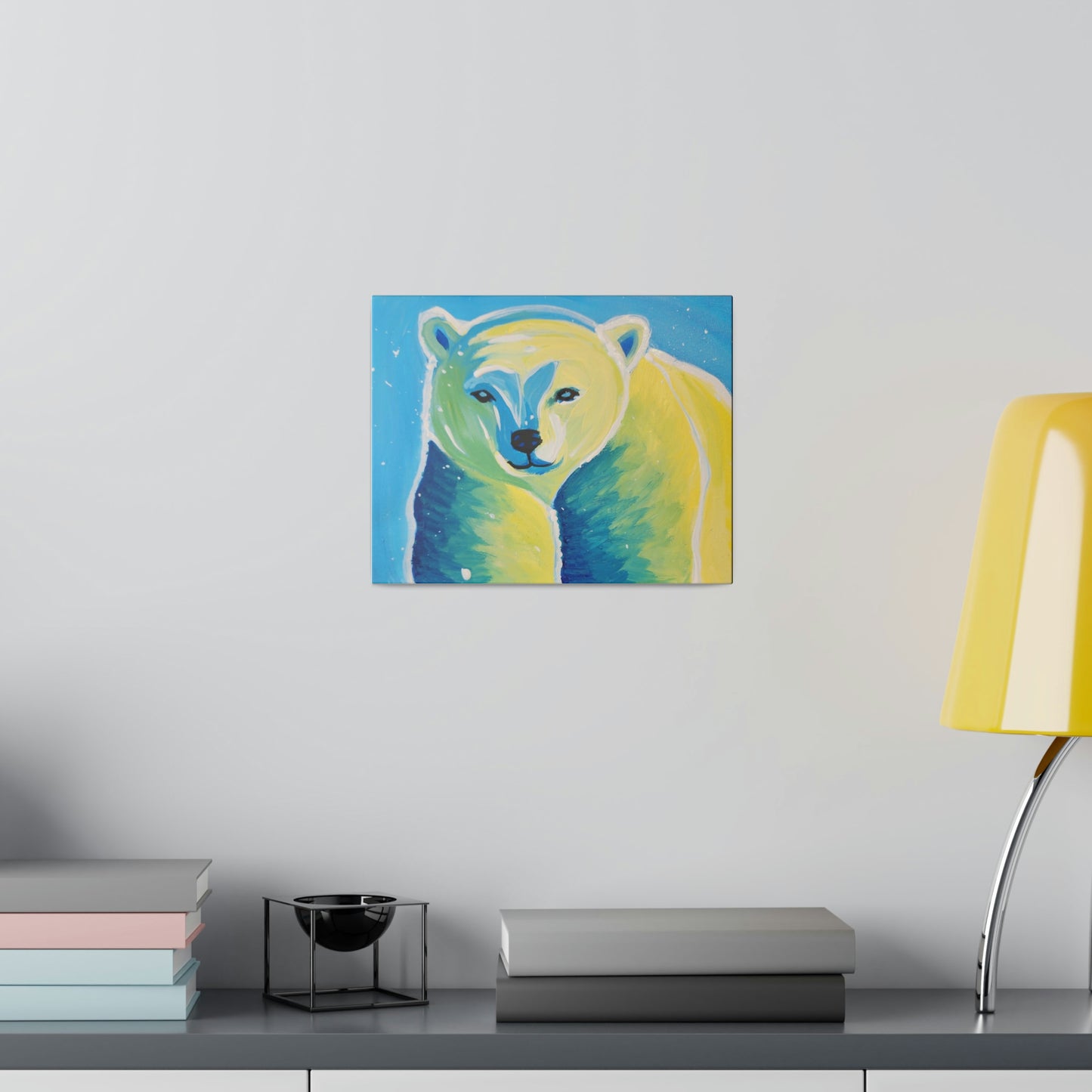 Polar bear - Matte Canvas, Stretched, 0.75"
