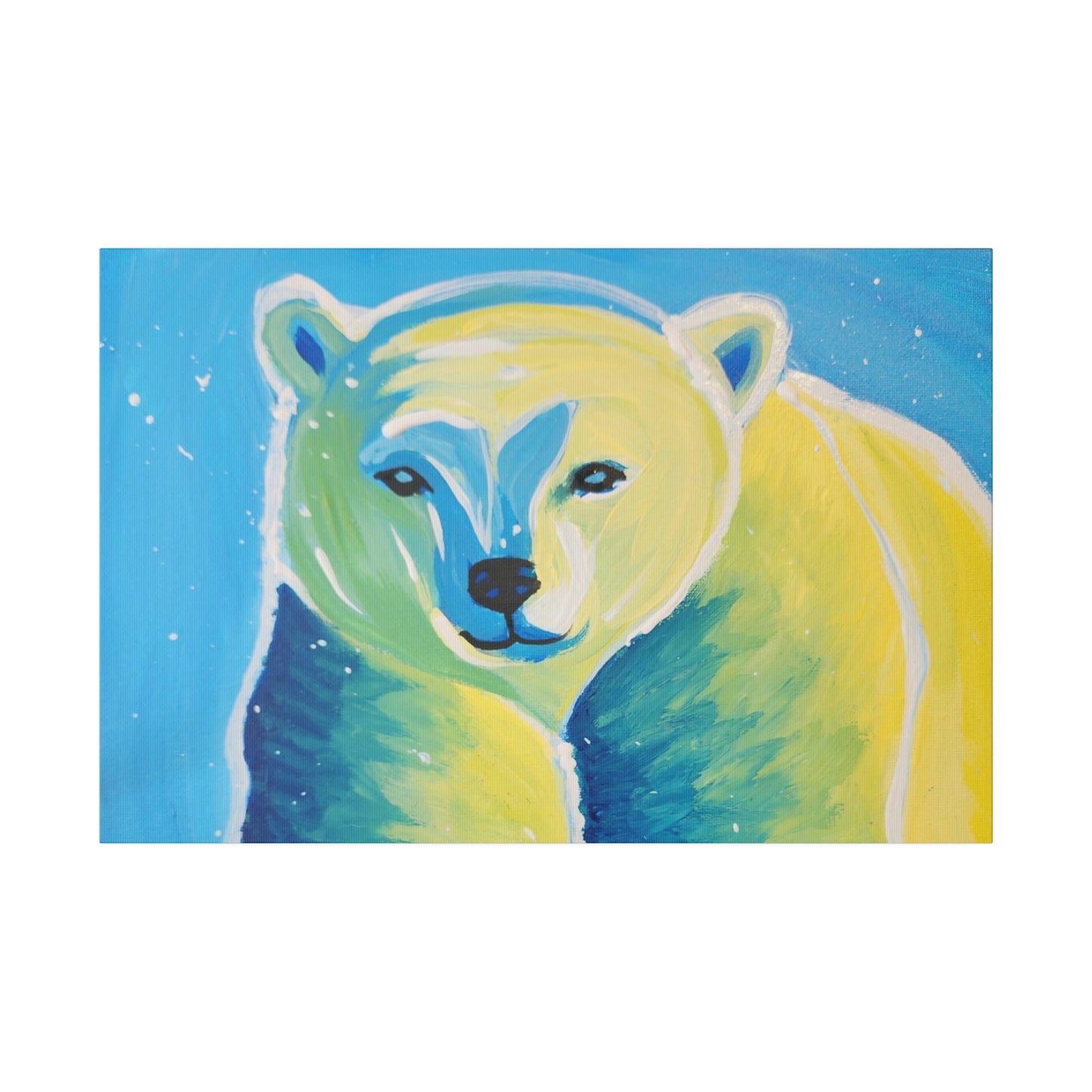 Polar bear - Matte Canvas, Stretched, 0.75"