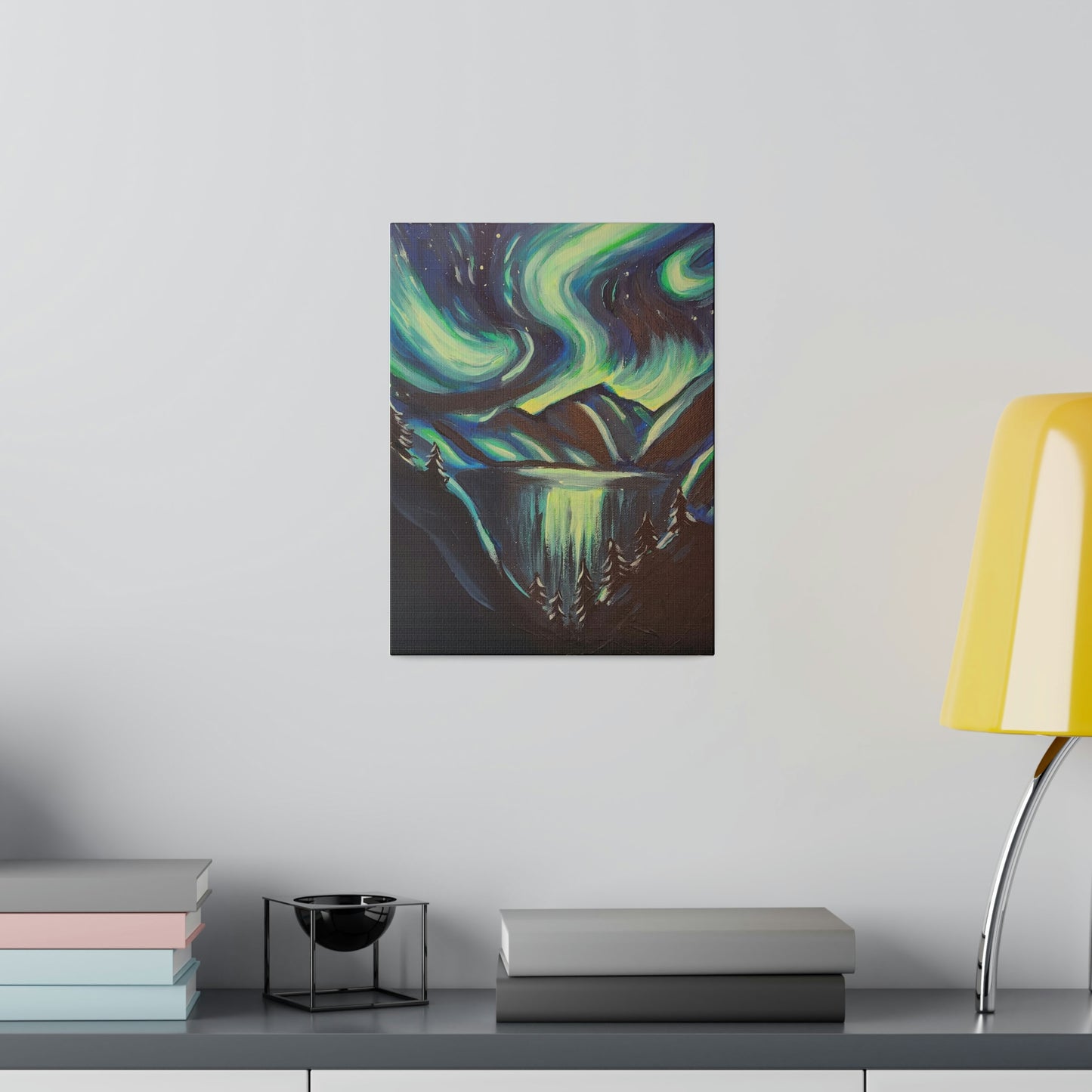 Neon lights - Matte Canvas, Stretched, 0.75"
