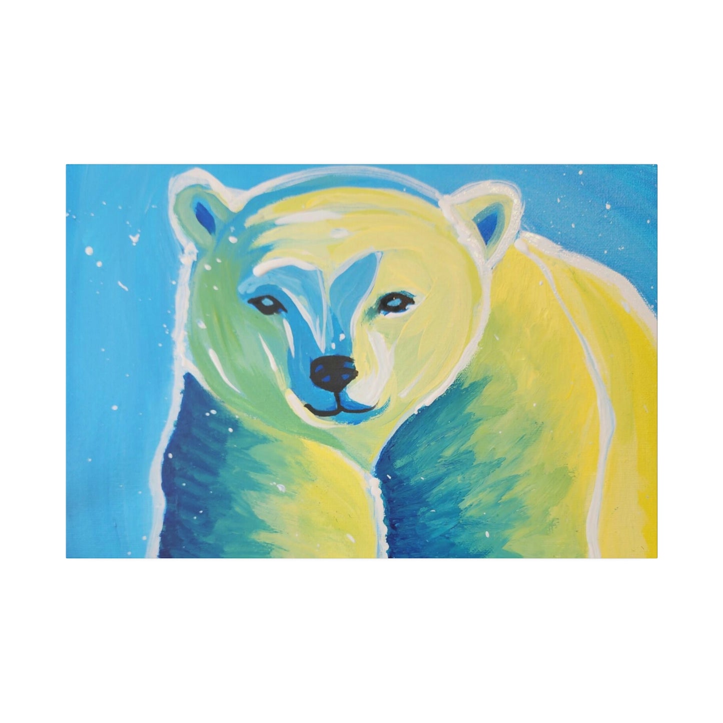 Polar bear - Matte Canvas, Stretched, 0.75"