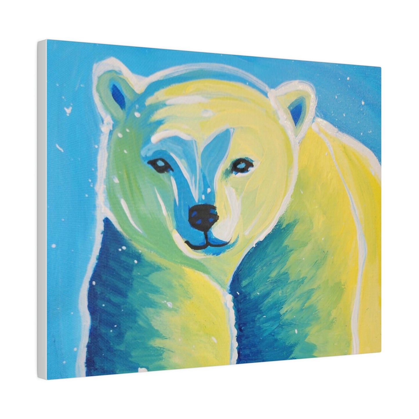 Polar bear - Matte Canvas, Stretched, 0.75"