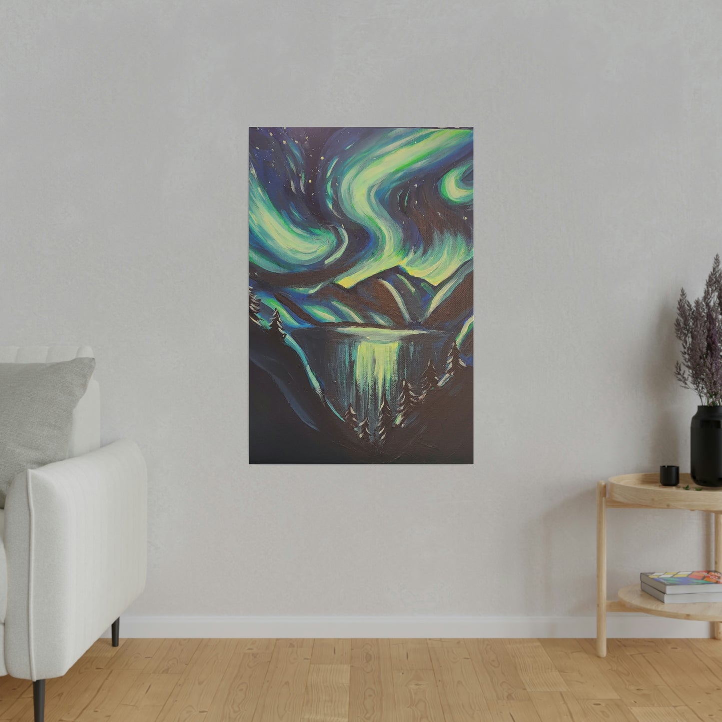 Neon lights - Matte Canvas, Stretched, 0.75"