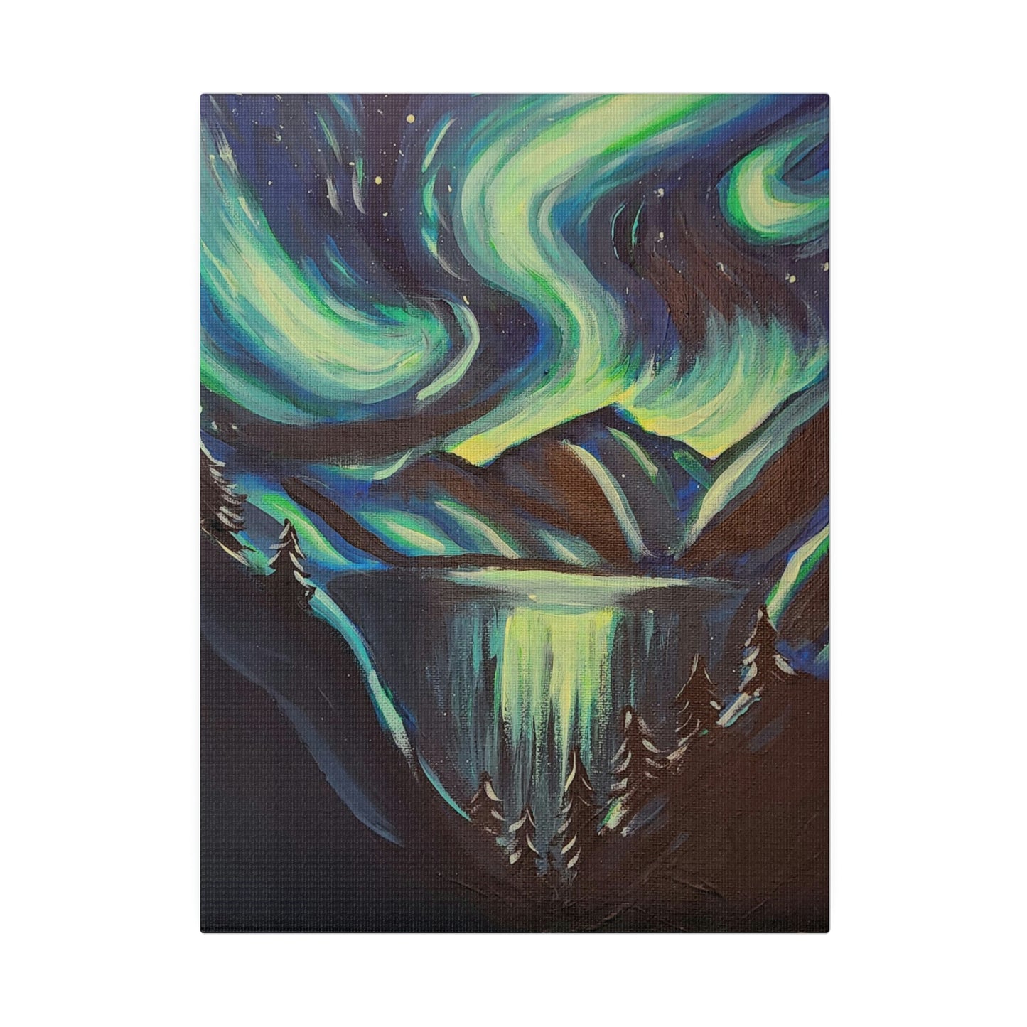 Neon lights - Matte Canvas, Stretched, 0.75"