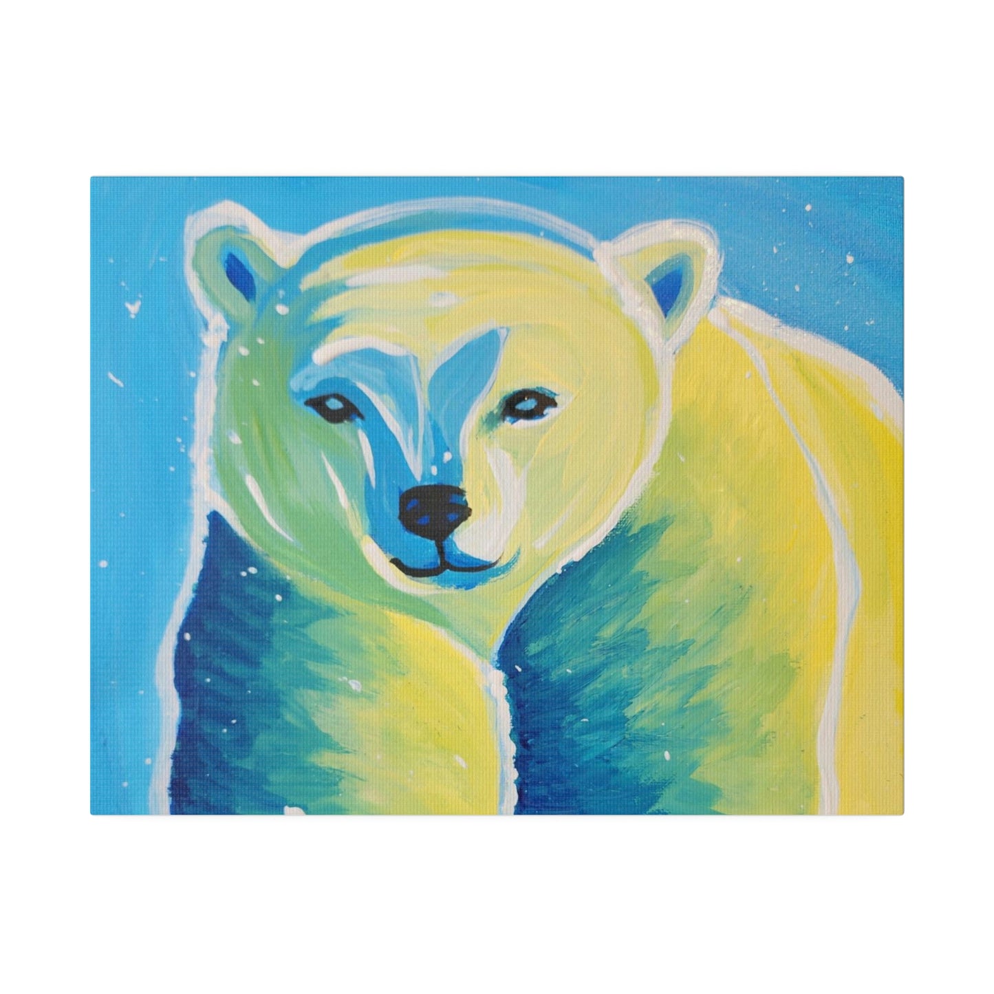 Polar bear - Matte Canvas, Stretched, 0.75"