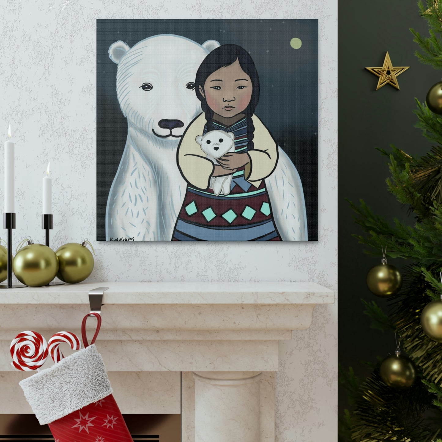 Mama bear - Canvas Gallery Wraps
