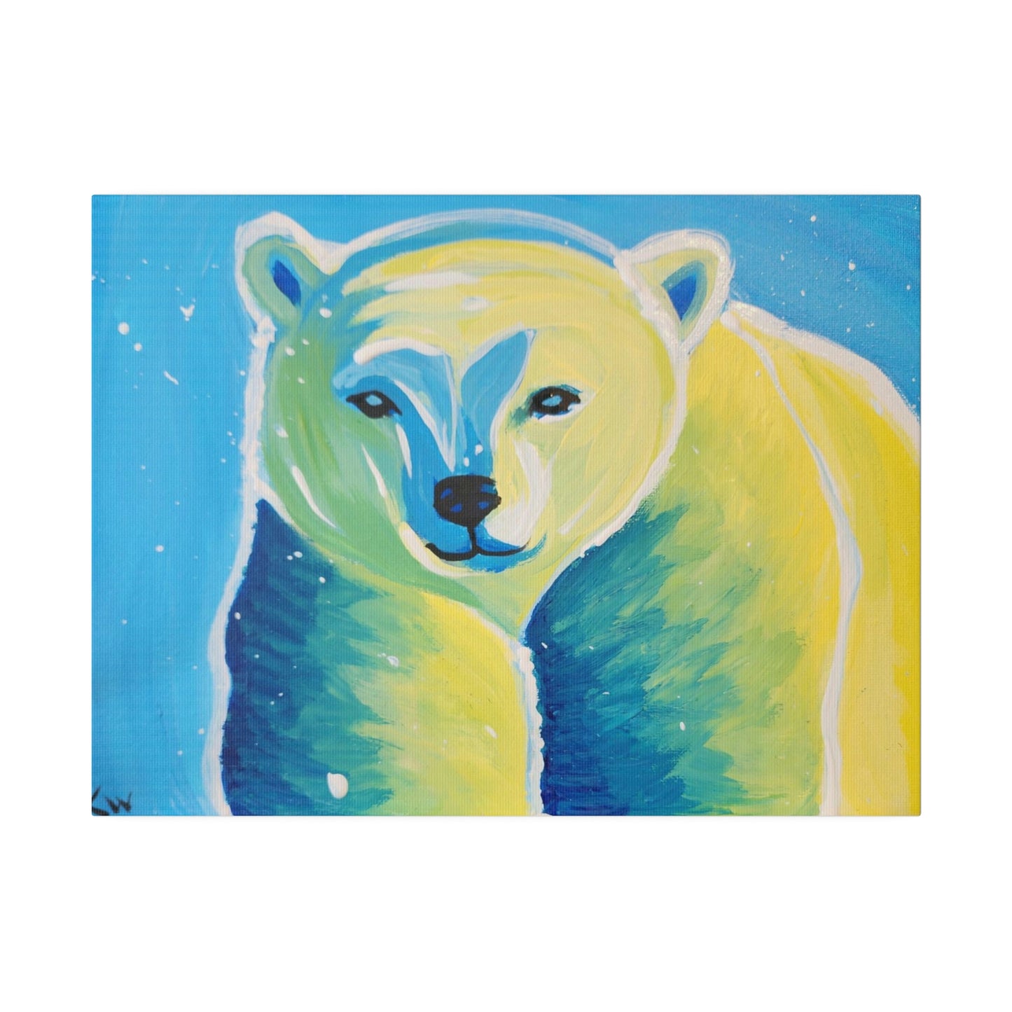 Polar bear - Matte Canvas, Stretched, 0.75"