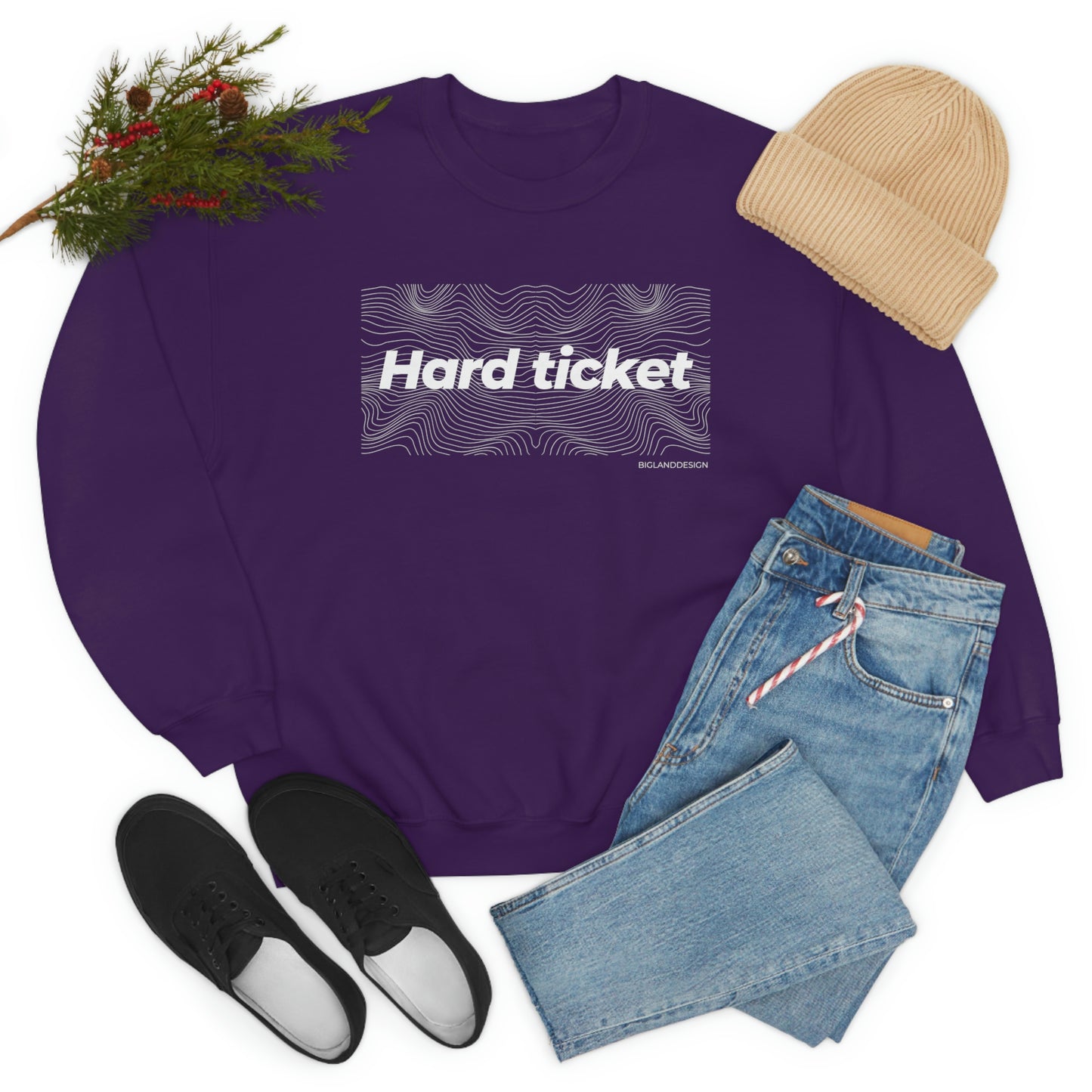 Hard ticket - Heavy Blend™ Crewneck Sweatshirt