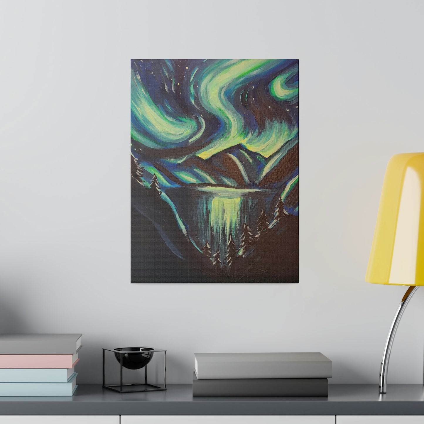 Neon lights - Matte Canvas, Stretched, 0.75"