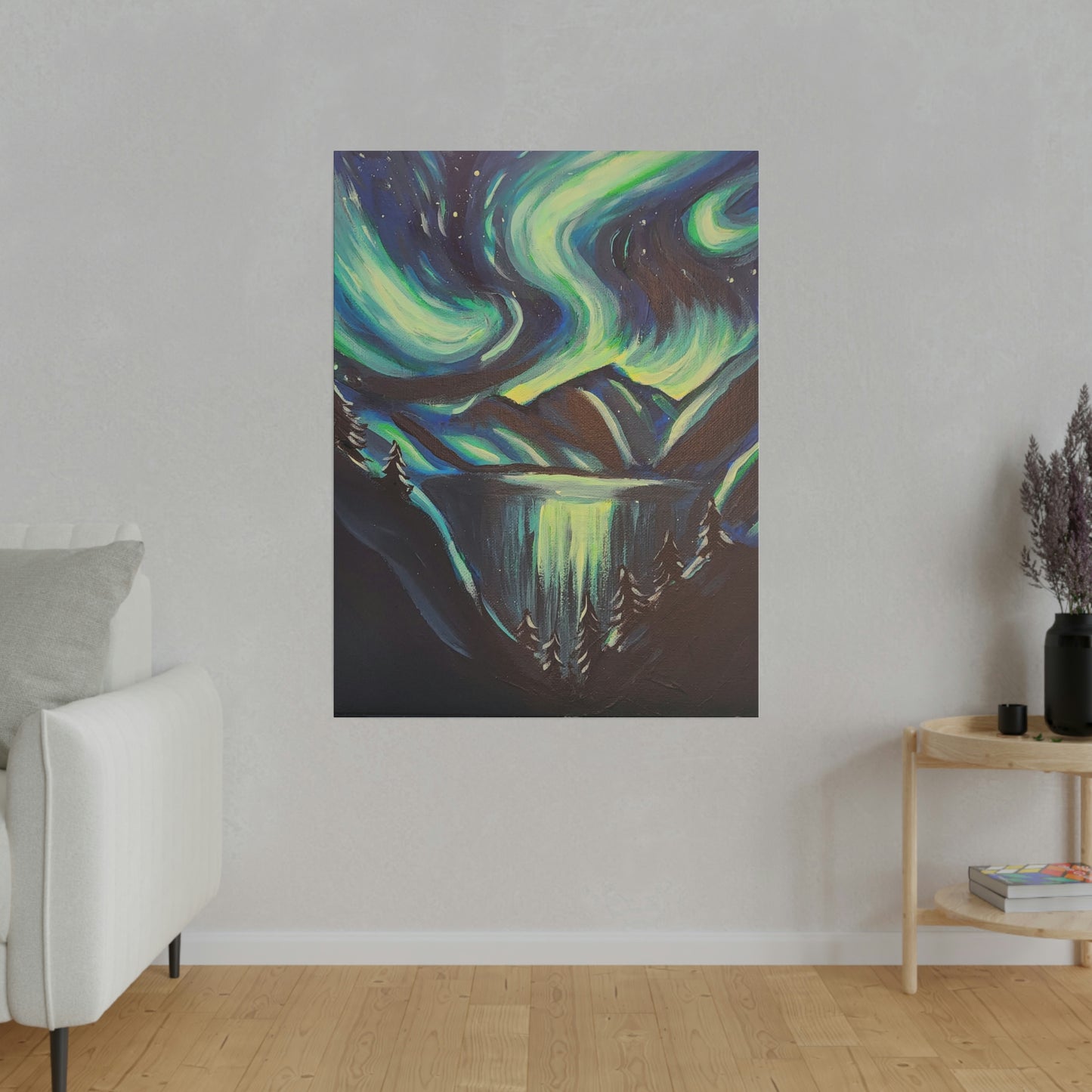Neon lights - Matte Canvas, Stretched, 0.75"