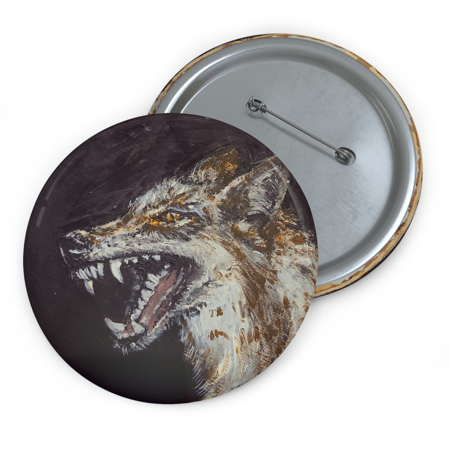 Wolf - Custom Pin Buttons
