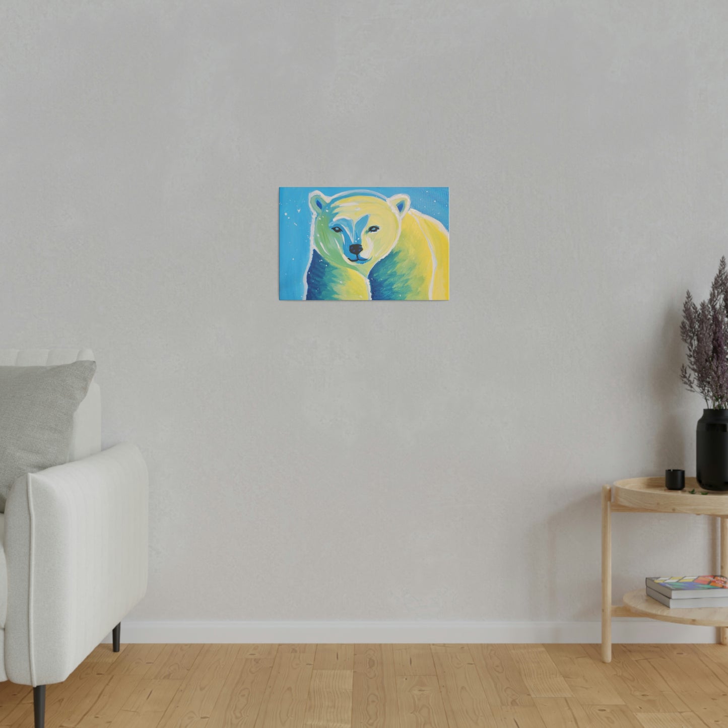 Polar bear - Matte Canvas, Stretched, 0.75"