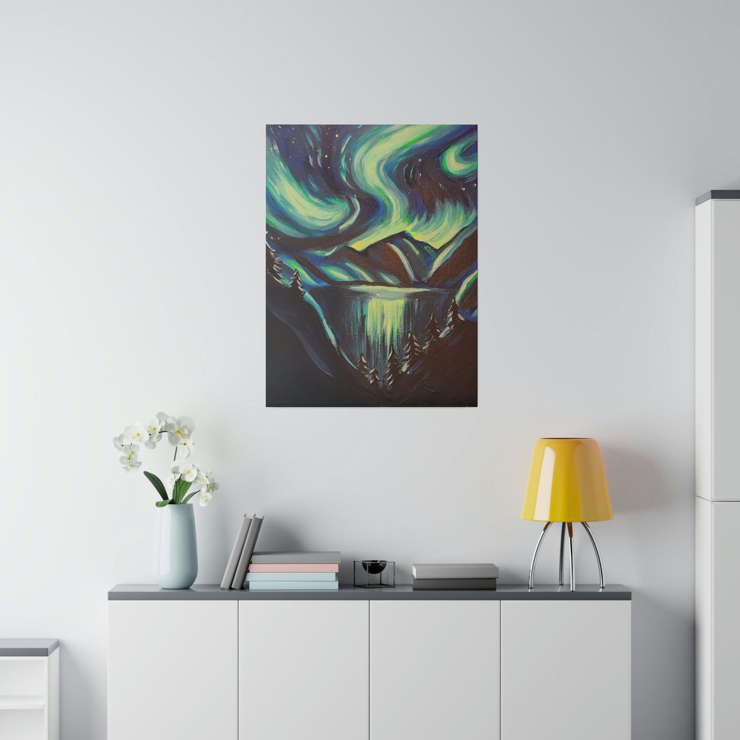 Neon lights - Matte Canvas, Stretched, 0.75"