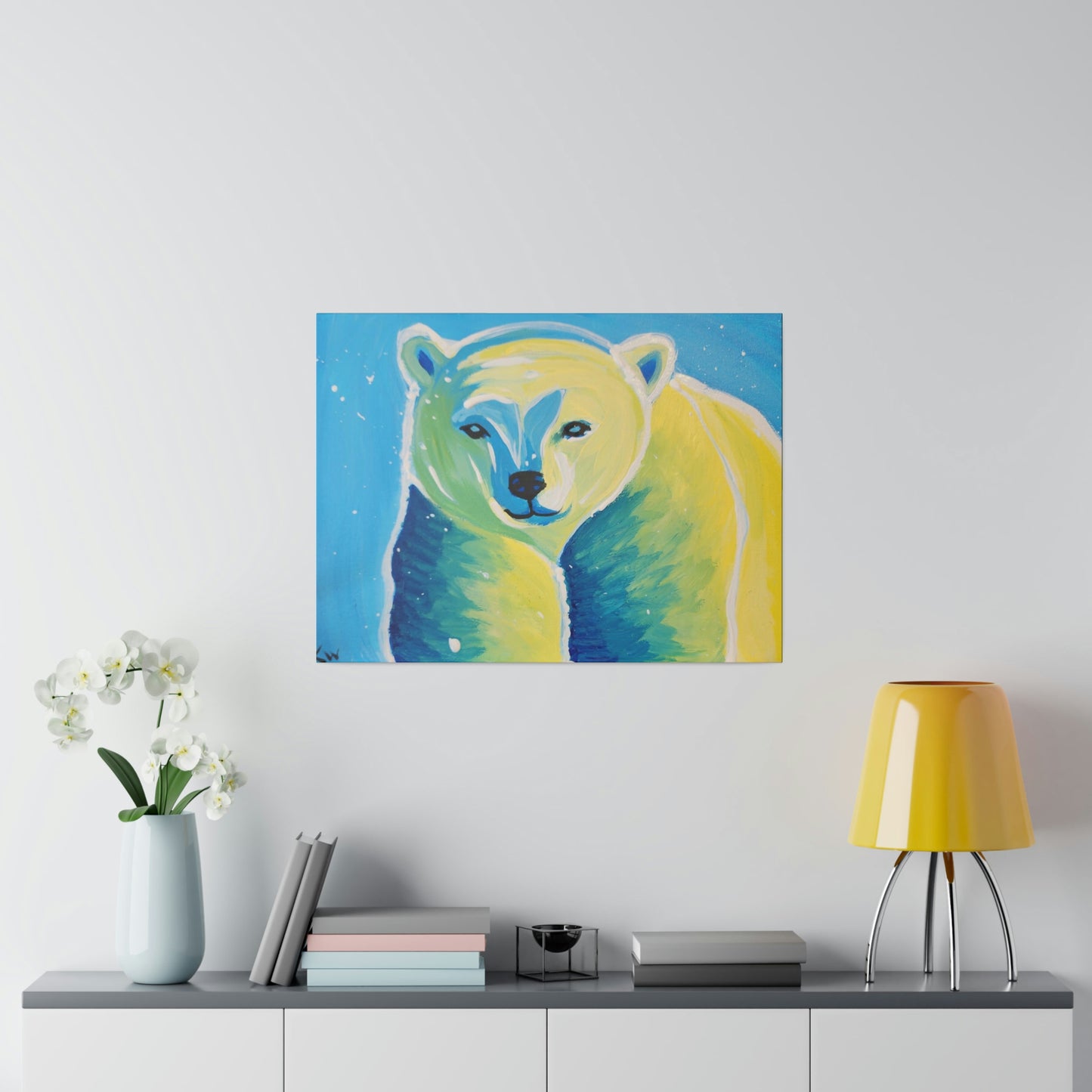 Polar bear - Matte Canvas, Stretched, 0.75"
