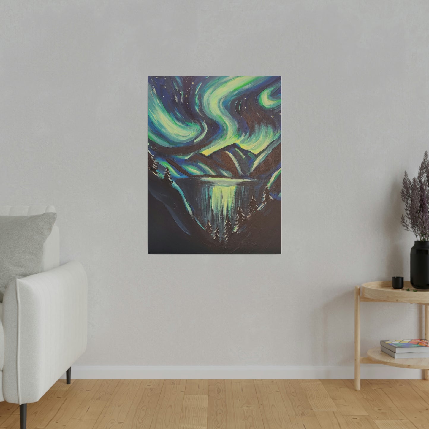 Neon lights - Matte Canvas, Stretched, 0.75"