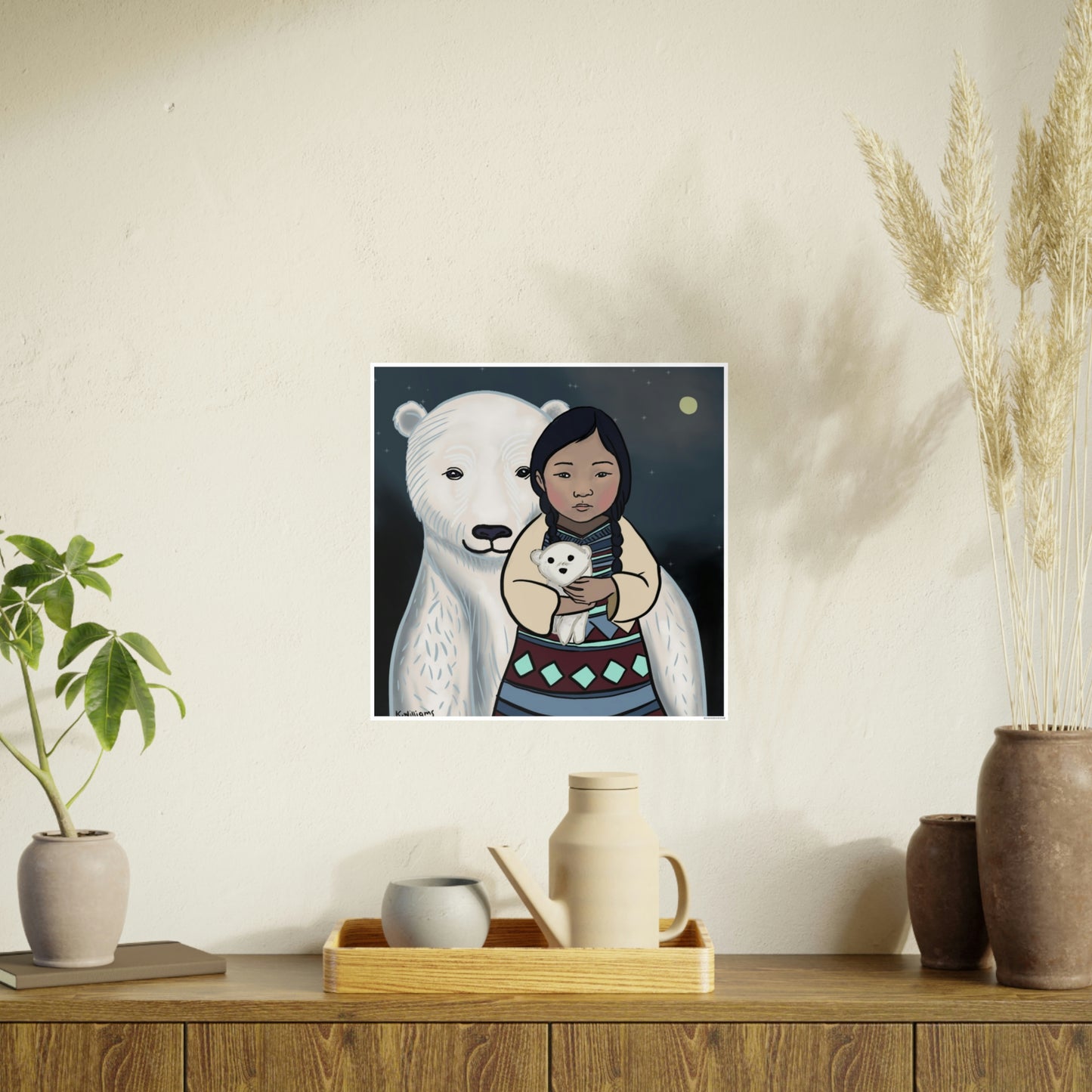 Mama Bear - Photo Art Paper Posters