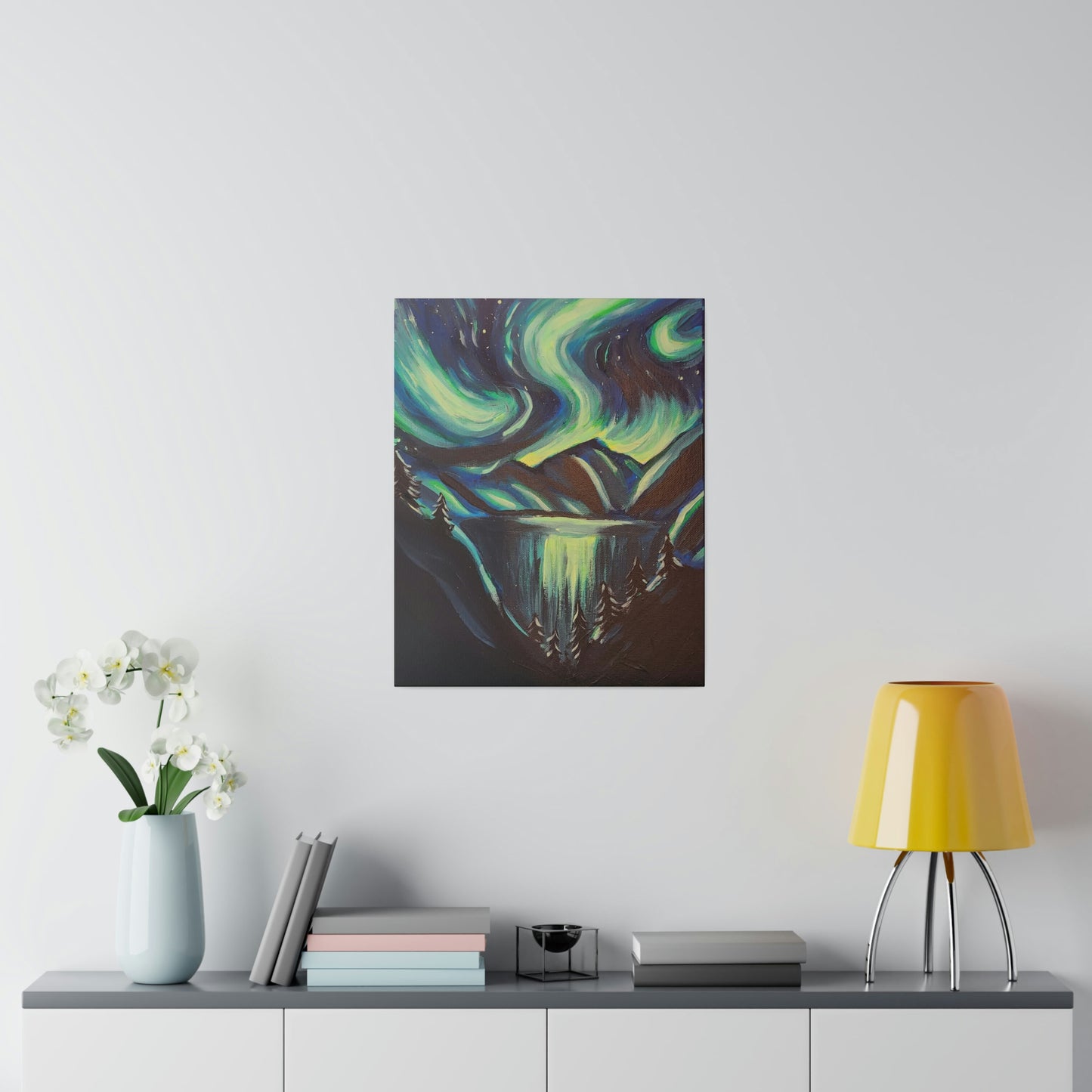Neon lights - Matte Canvas, Stretched, 0.75"