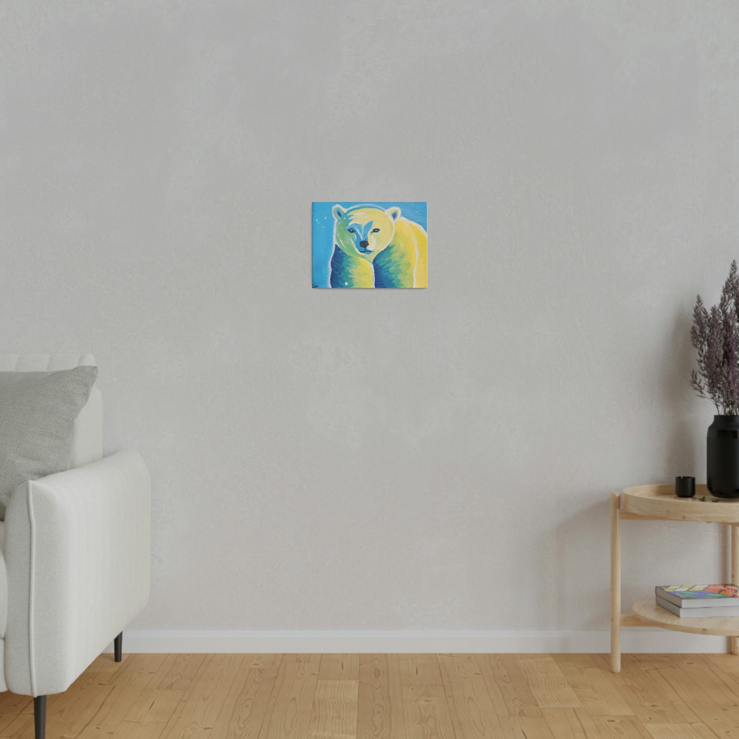 Polar bear - Matte Canvas, Stretched, 0.75"