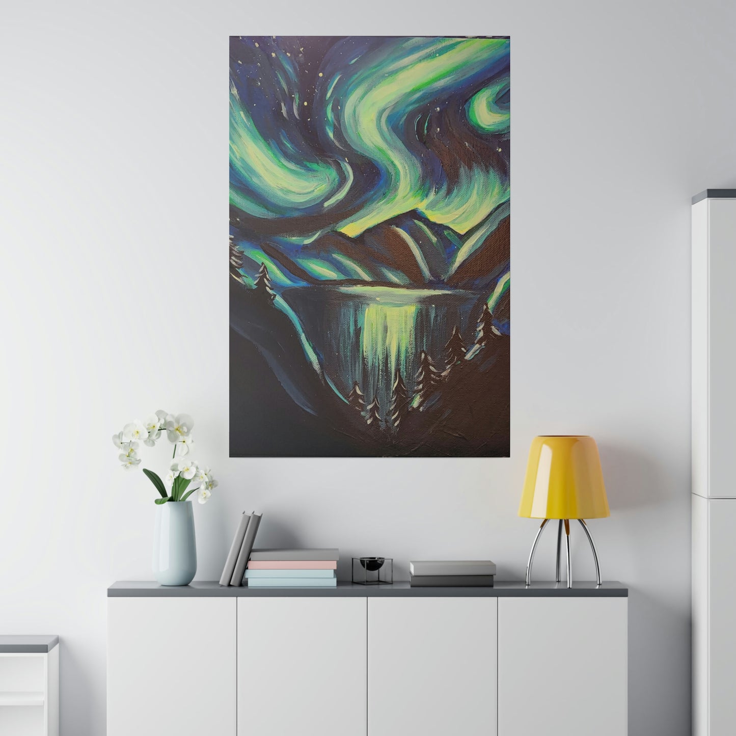 Neon lights - Matte Canvas, Stretched, 0.75"