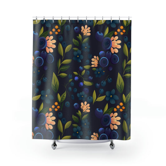 Blueberry dream - Shower Curtains