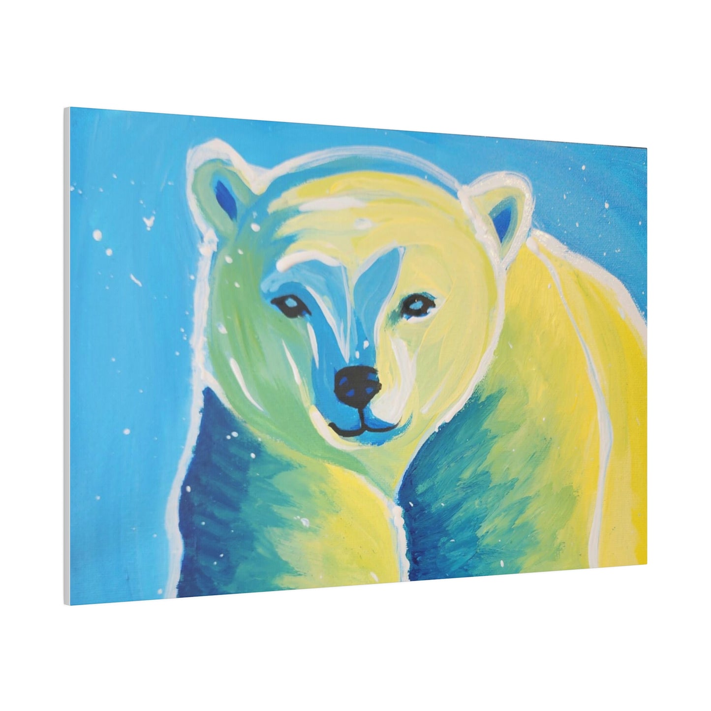 Polar bear - Matte Canvas, Stretched, 0.75"
