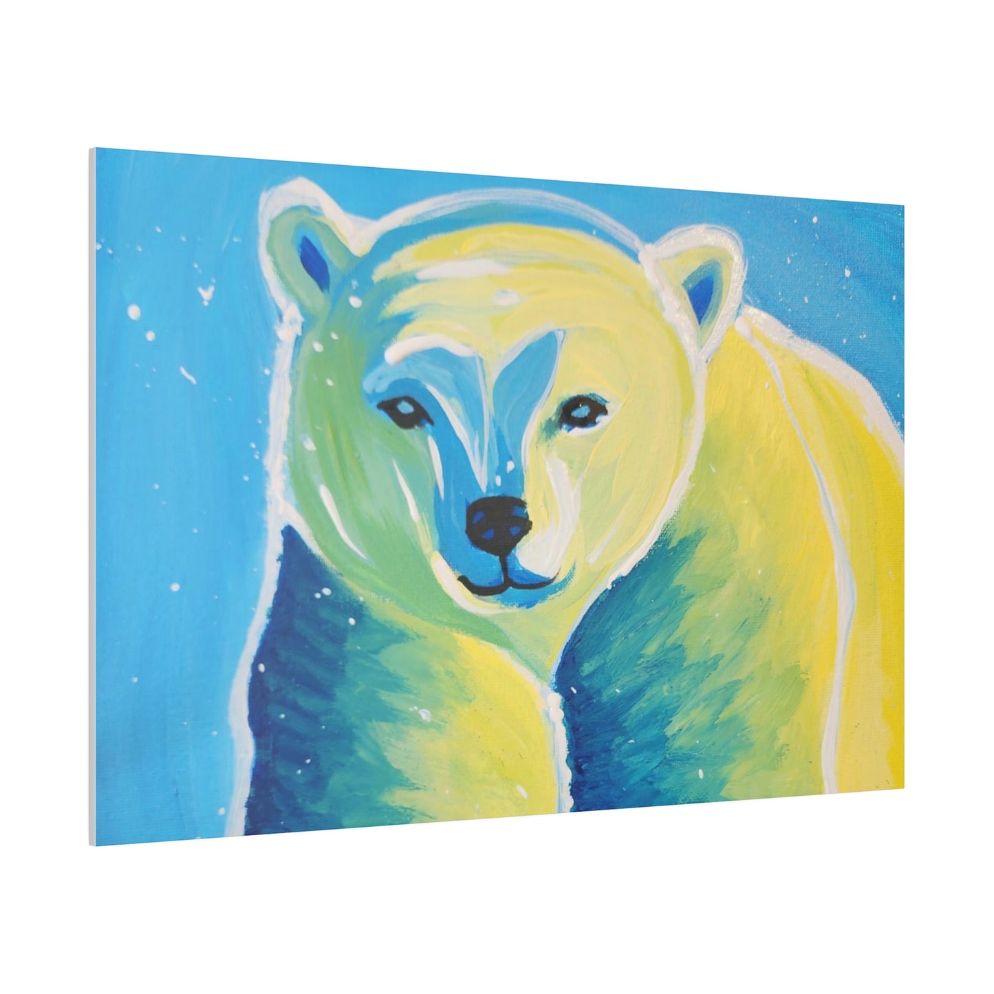 Polar bear - Matte Canvas, Stretched, 0.75"