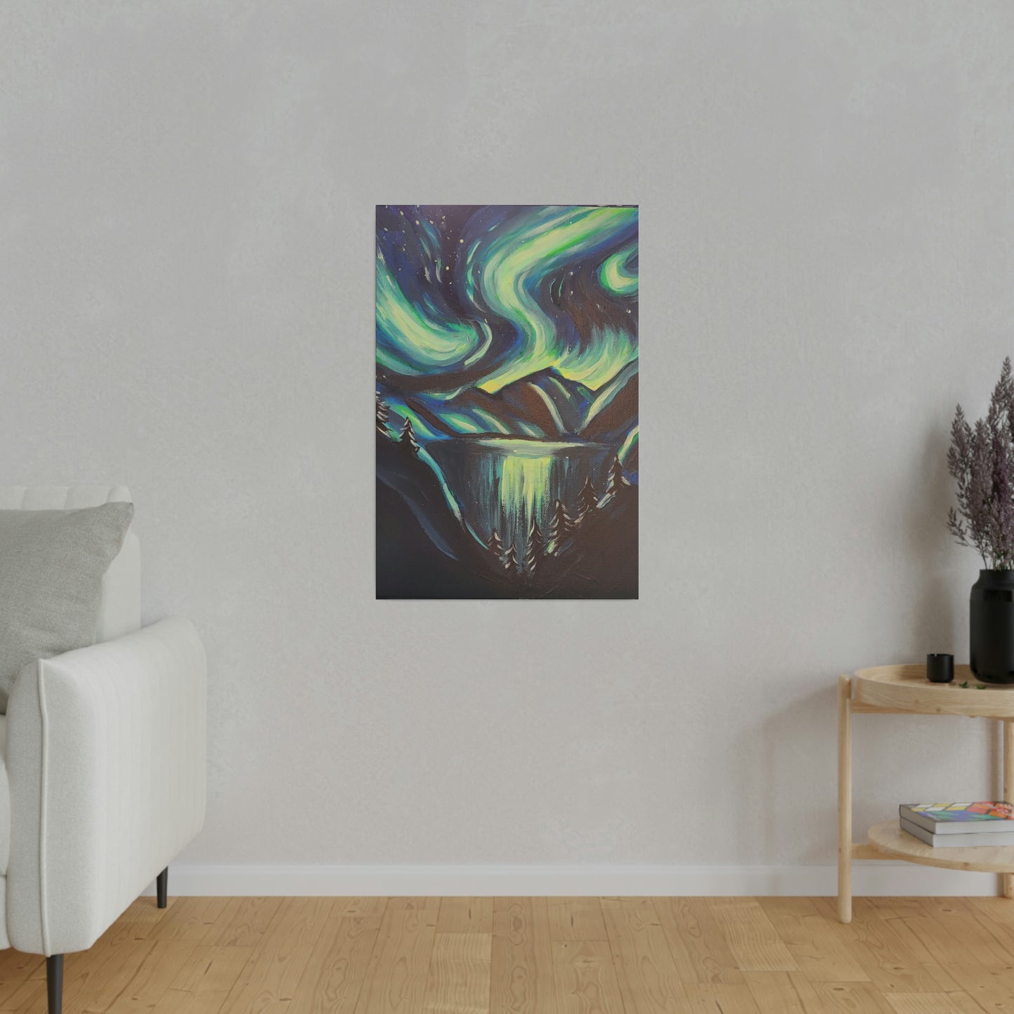 Neon lights - Matte Canvas, Stretched, 0.75"