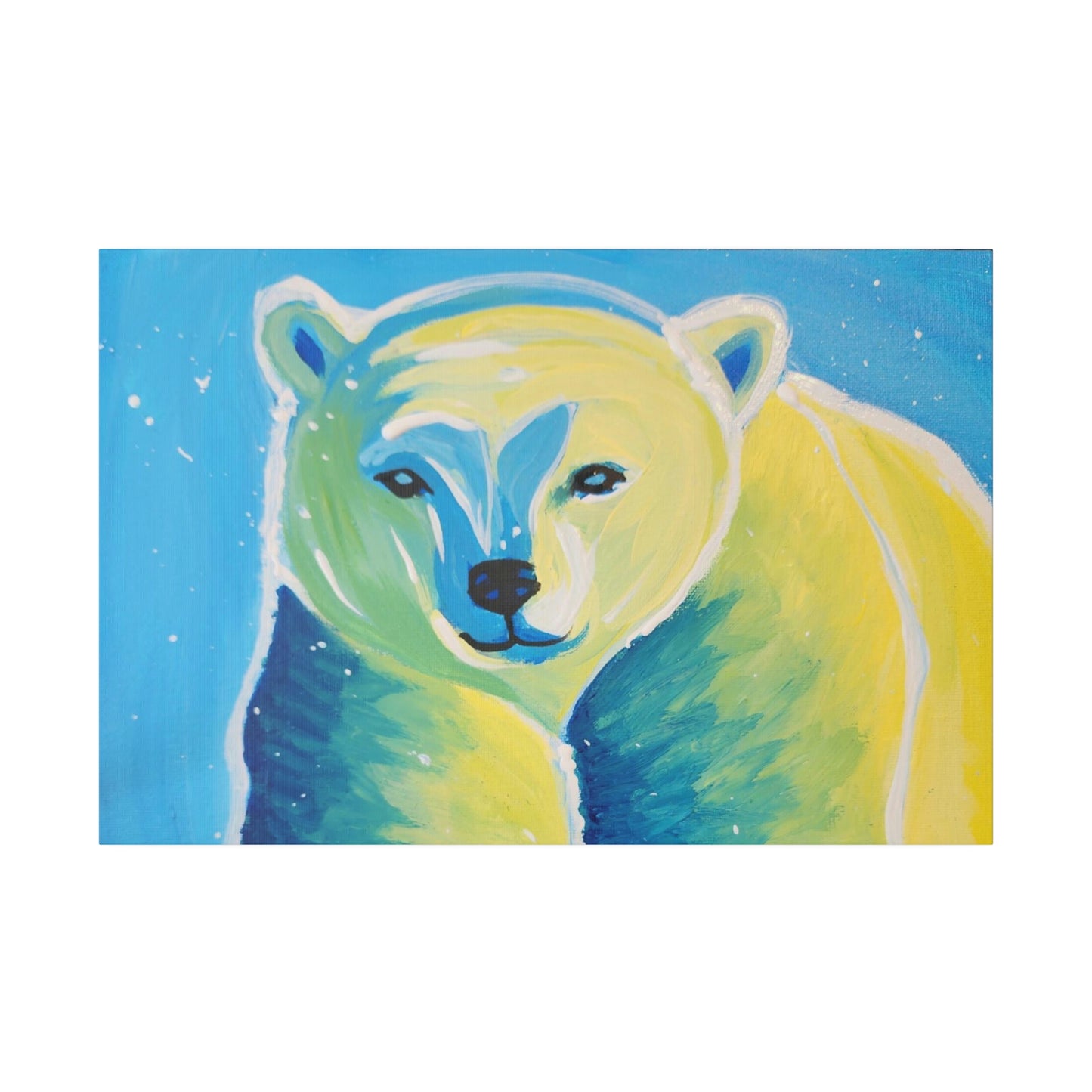 Polar bear - Matte Canvas, Stretched, 0.75"
