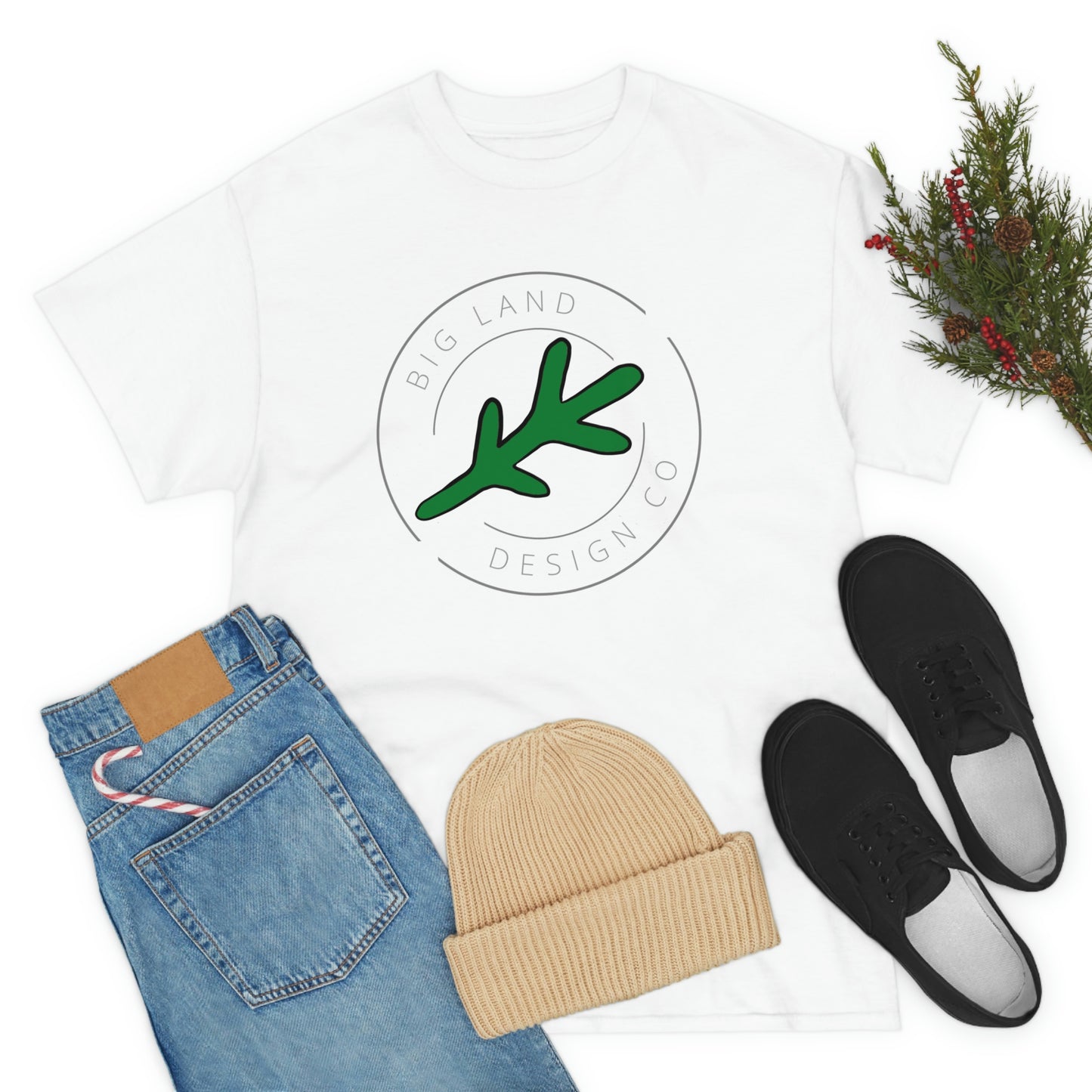 Big Land Design Twig - Heavy Cotton Tee